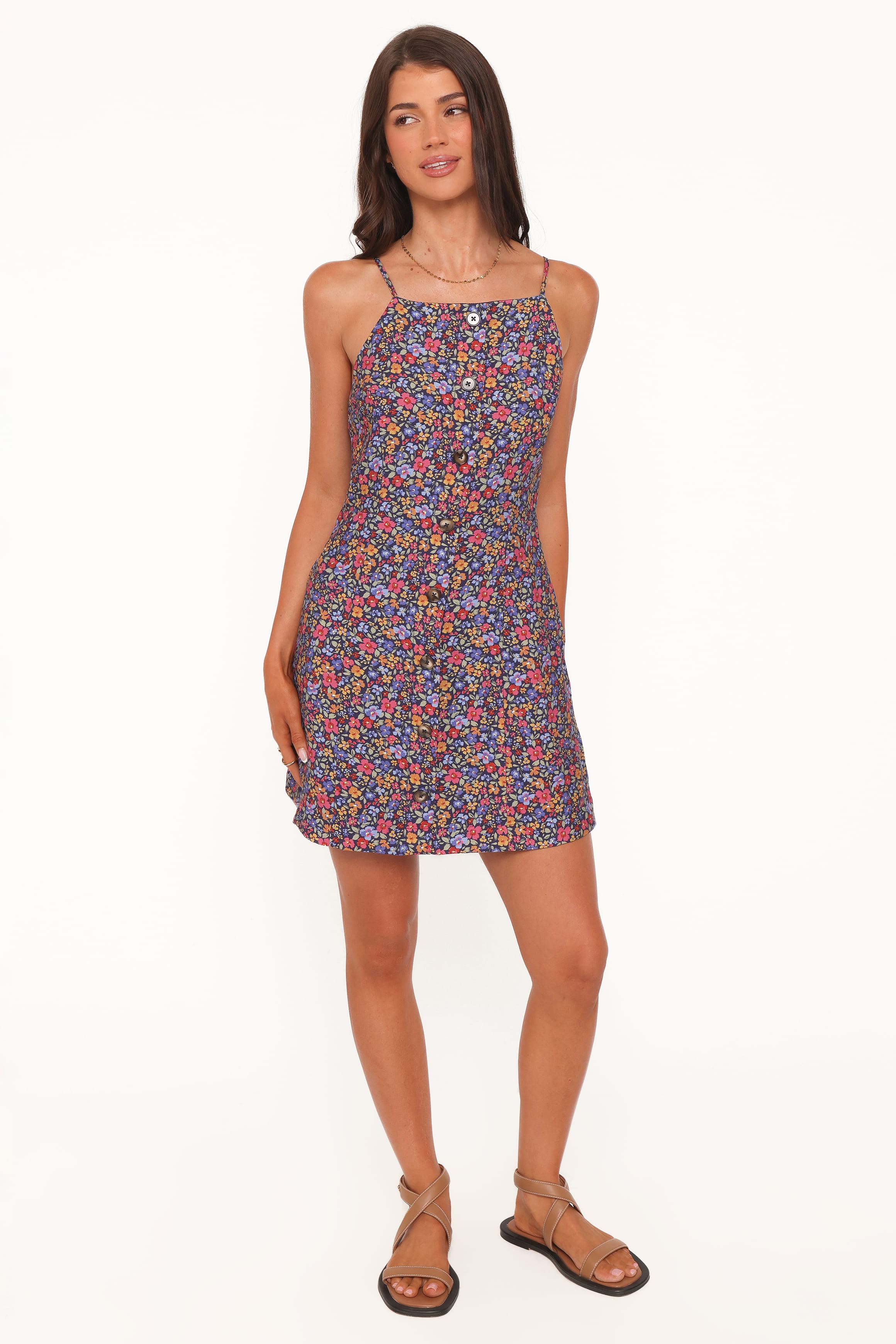 DRESSES Lindsay Mini Dress - Blue Denim Ditsy