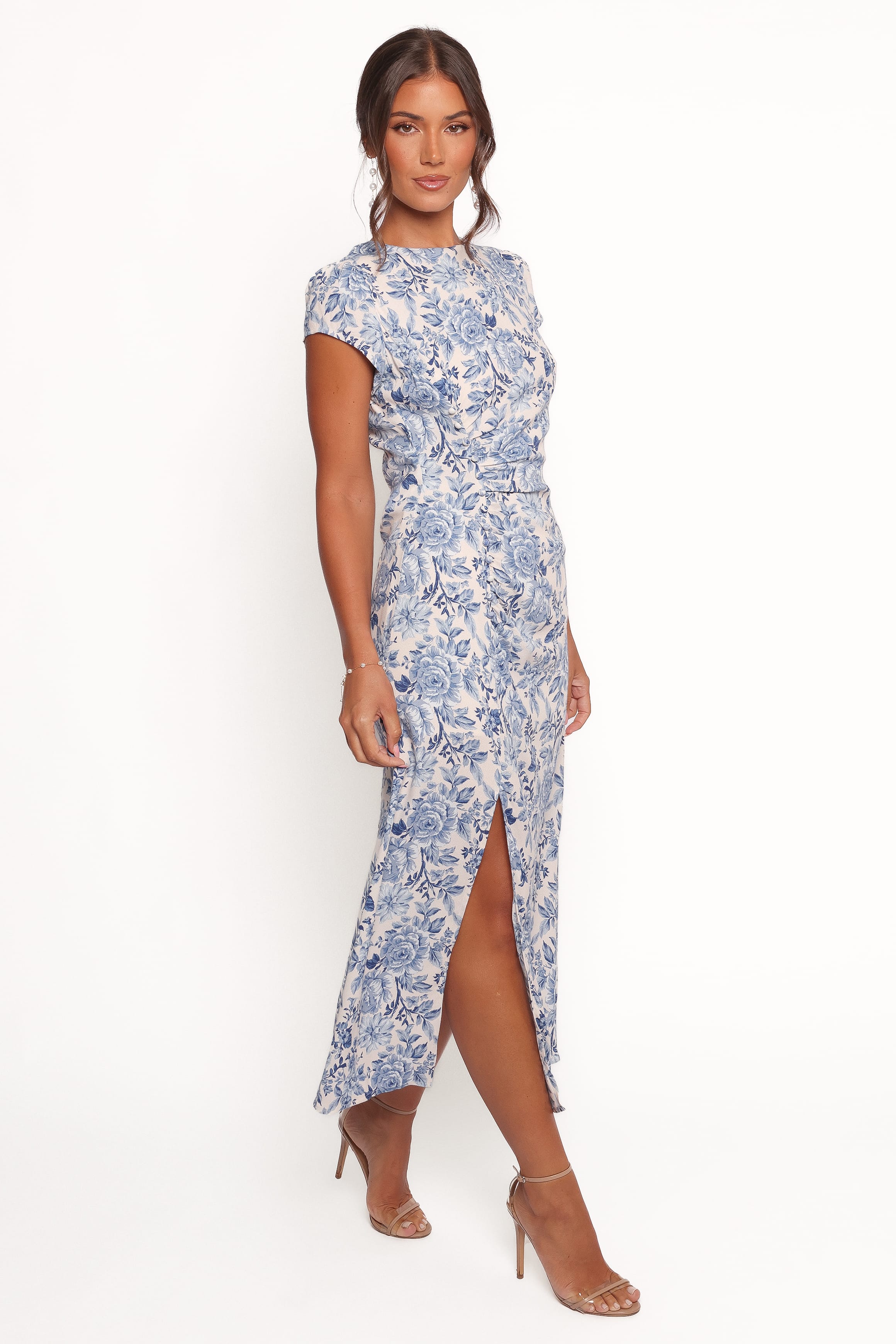 DRESSES Lisbeth Midi Dress - Blue Floral
