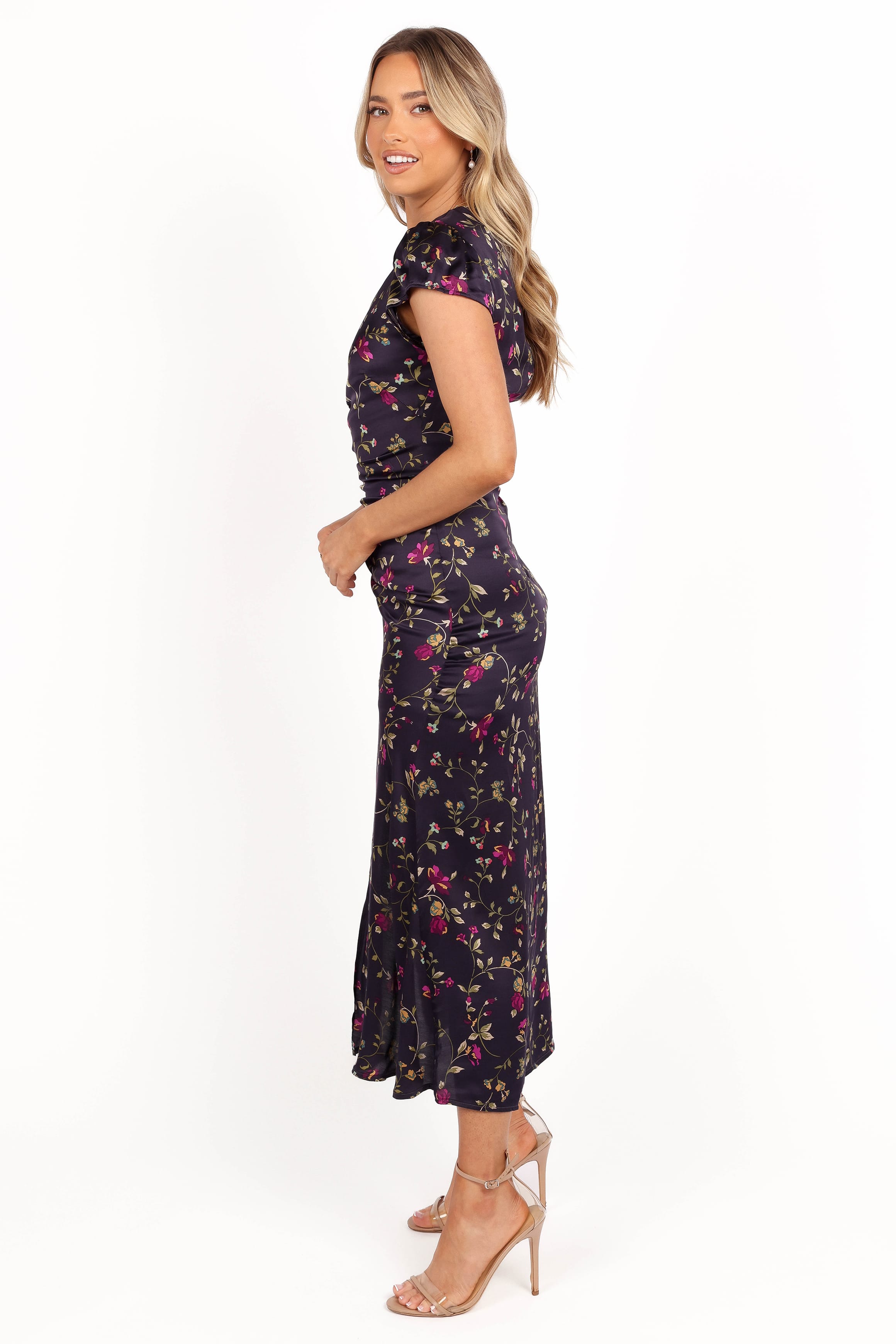 DRESSES Lisbeth Midi Dress - Midnight Floral