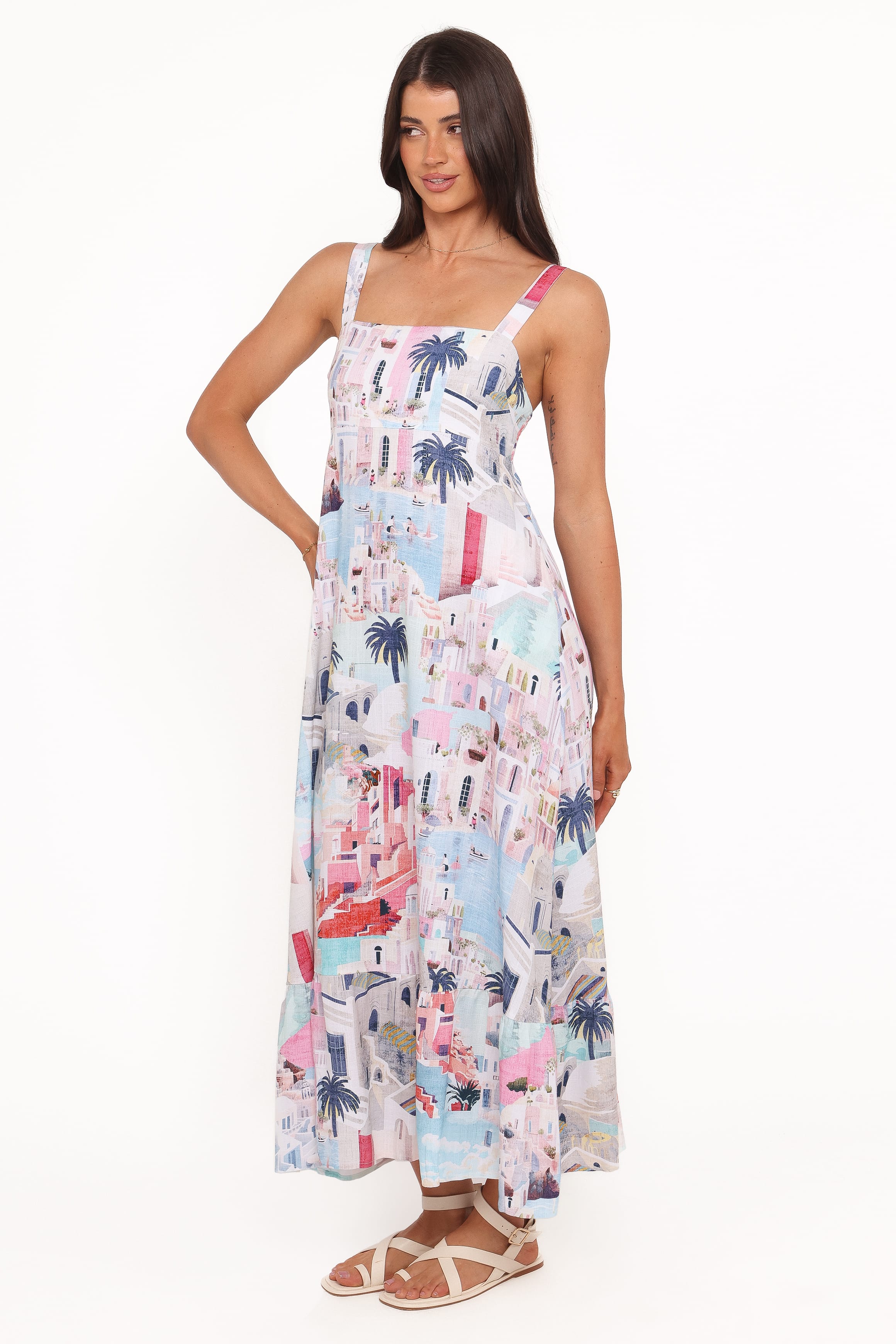 DRESSES Litiana Maxi Dress - Sunny Santorini