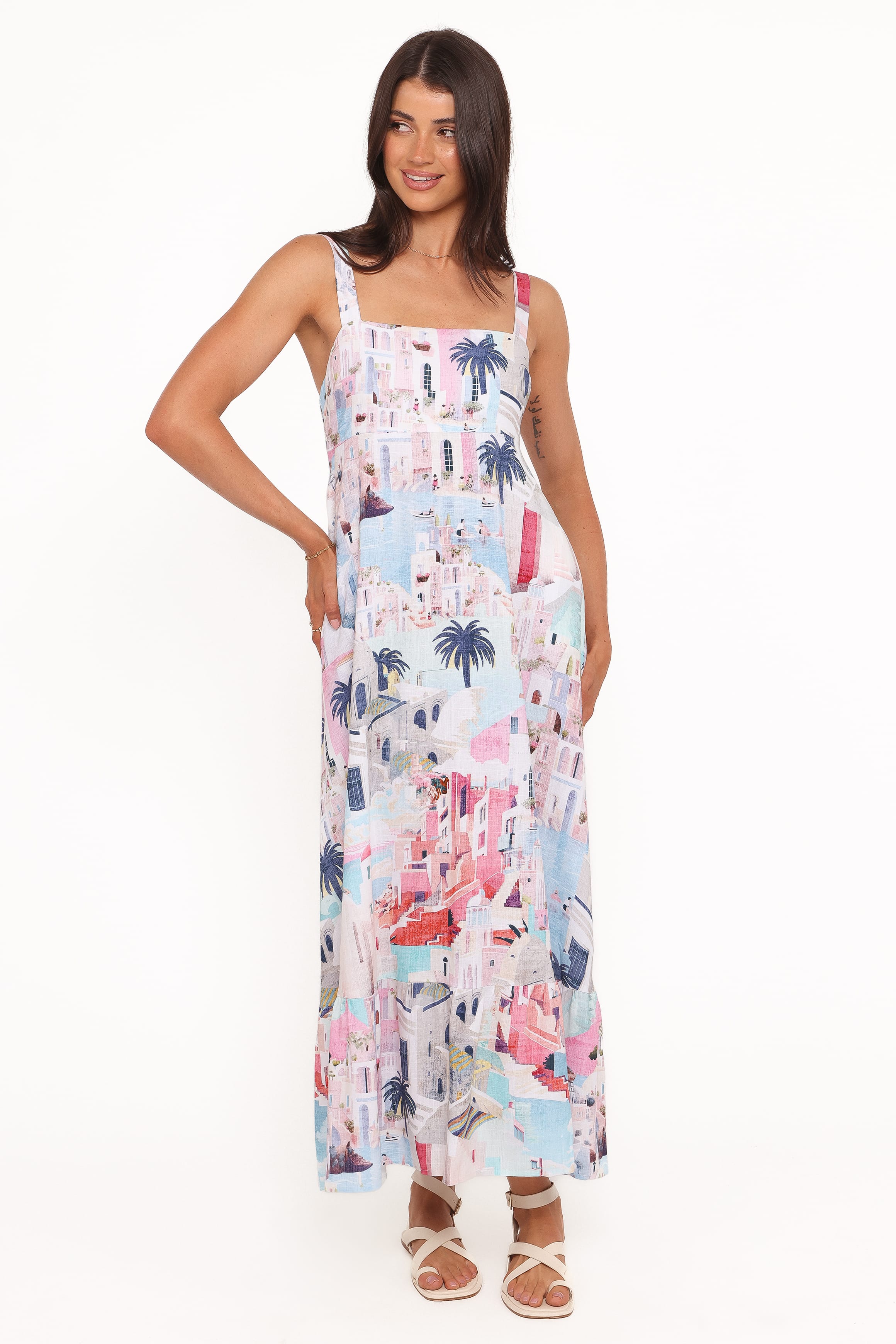 DRESSES Litiana Maxi Dress - Sunny Santorini