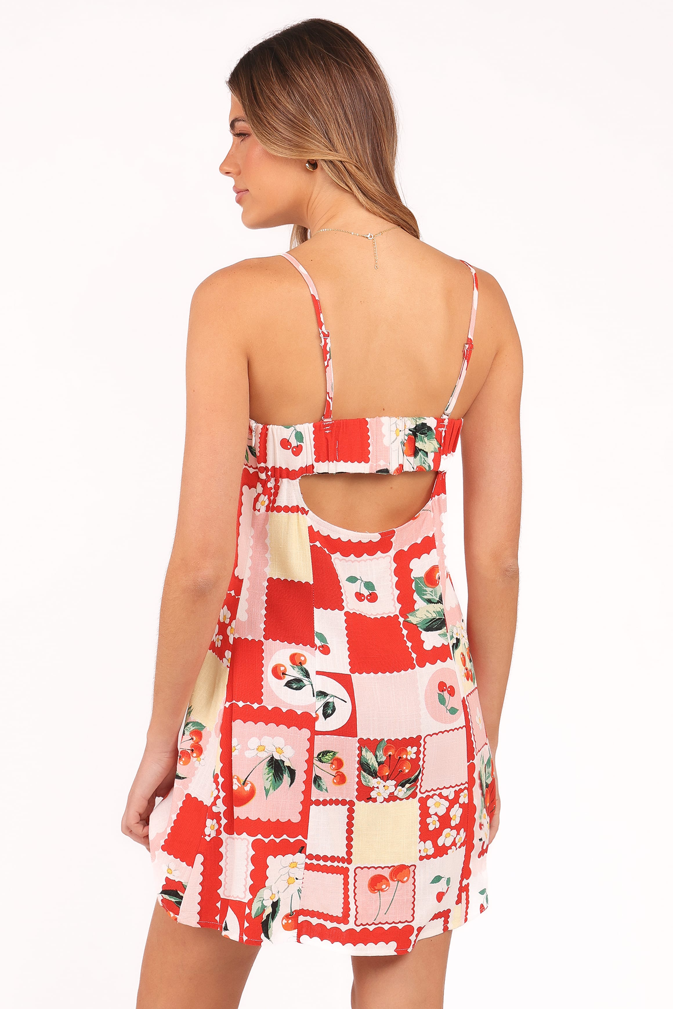 DRESSES @Loredana Mini Dress - Cherry