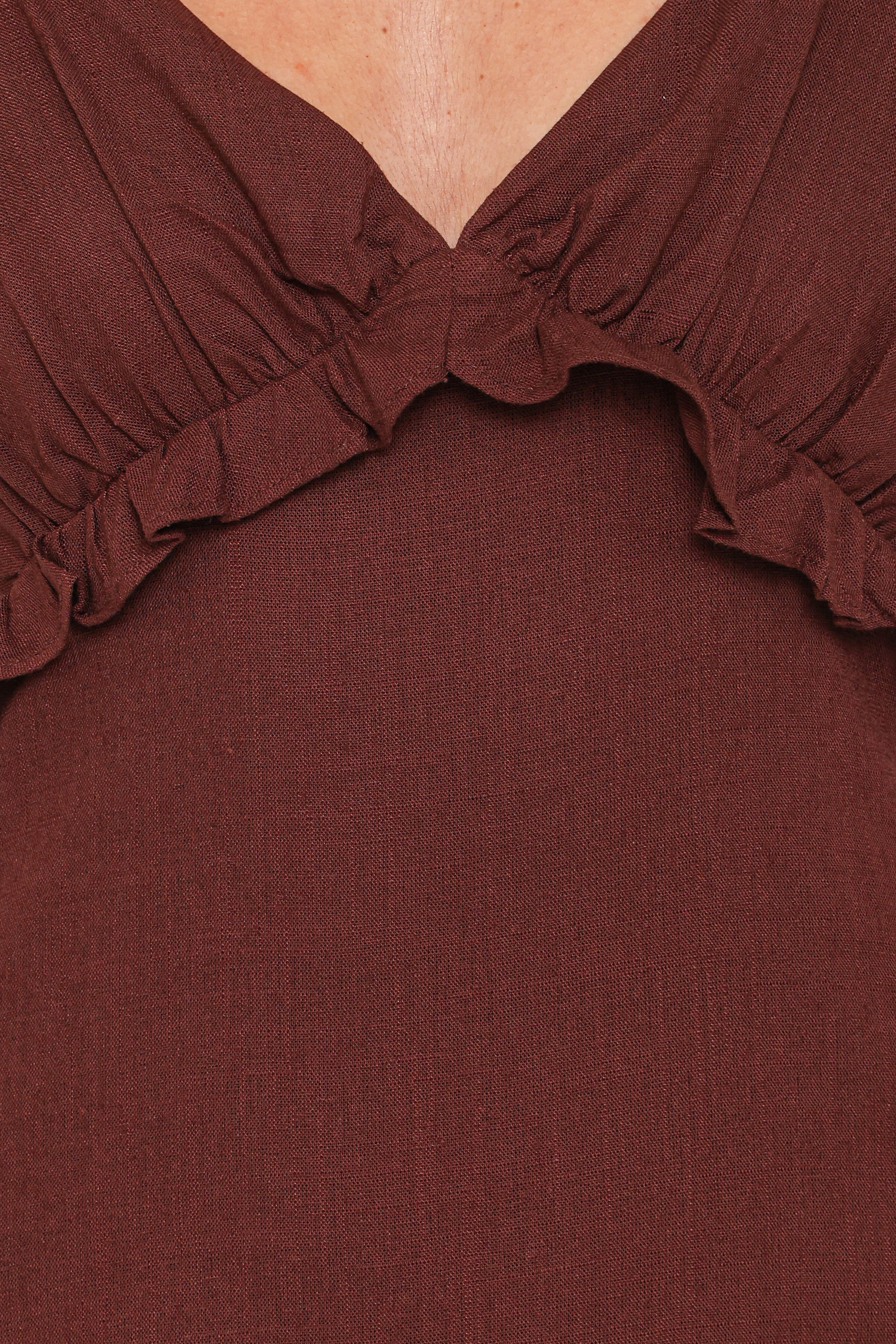 DRESSES Lorella Midi Dress - Dark Brown