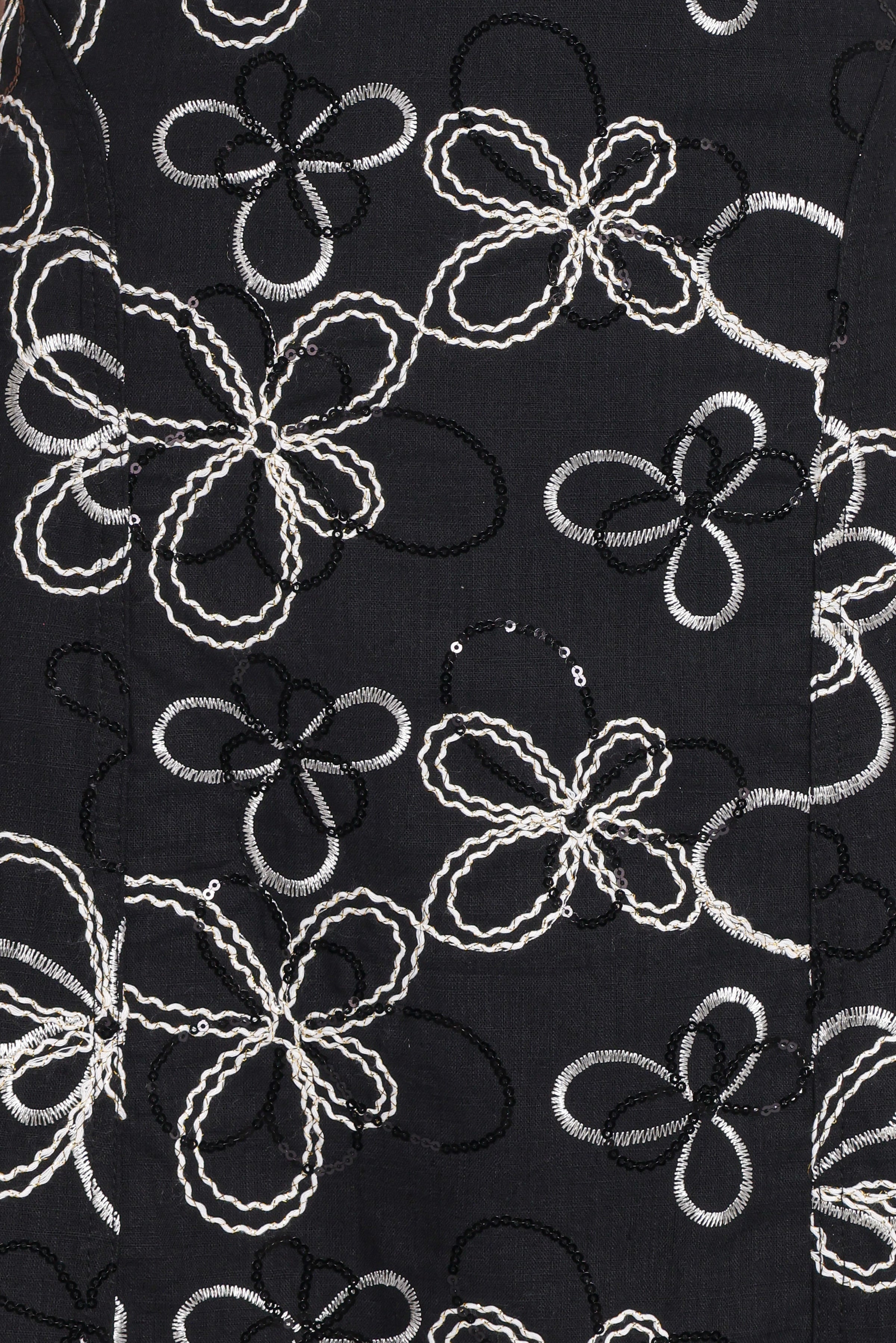 DRESSES Loven Midi Dress - Black/White