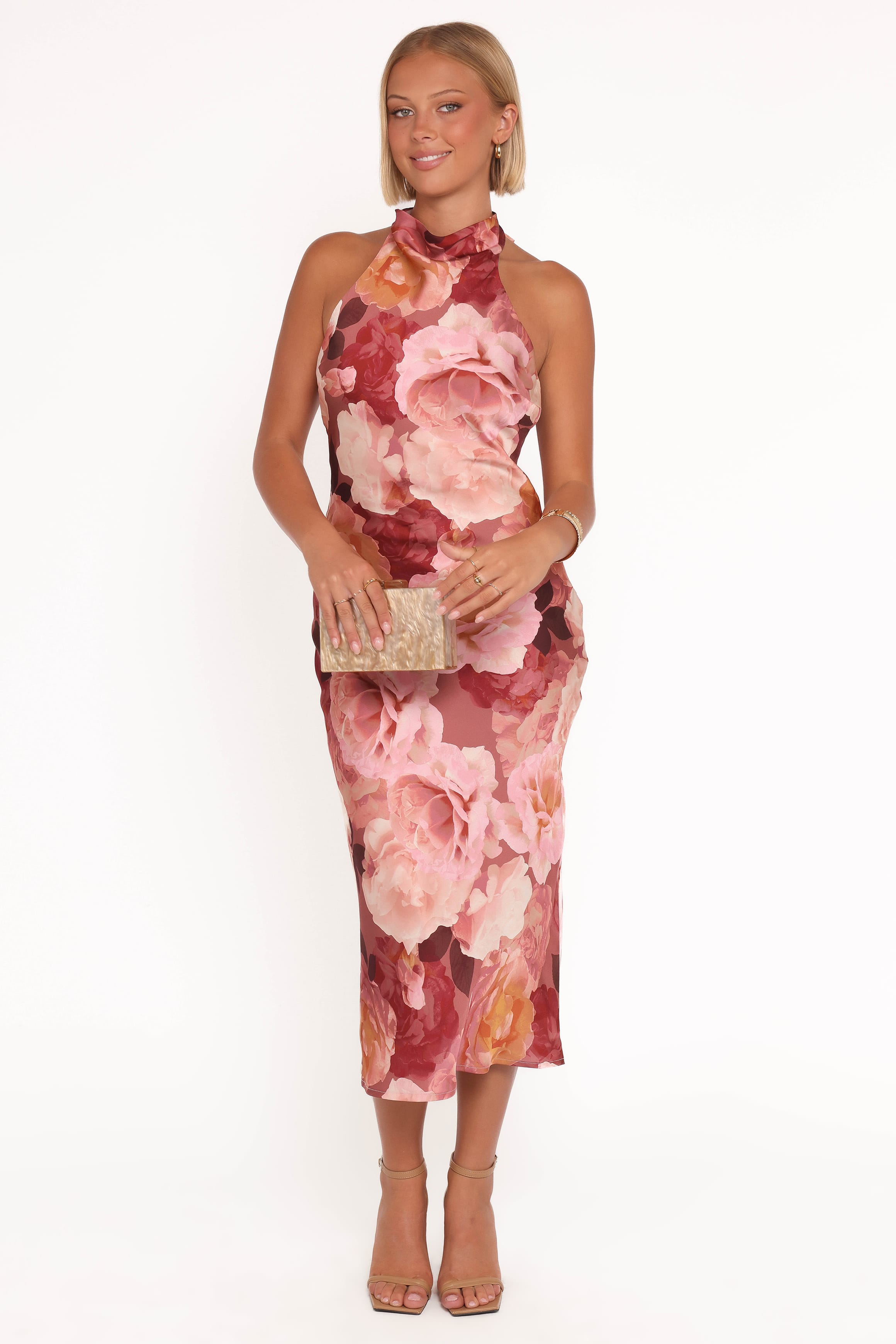 DRESSES Lovett Maxi Halter Dress - Botanical Garden
