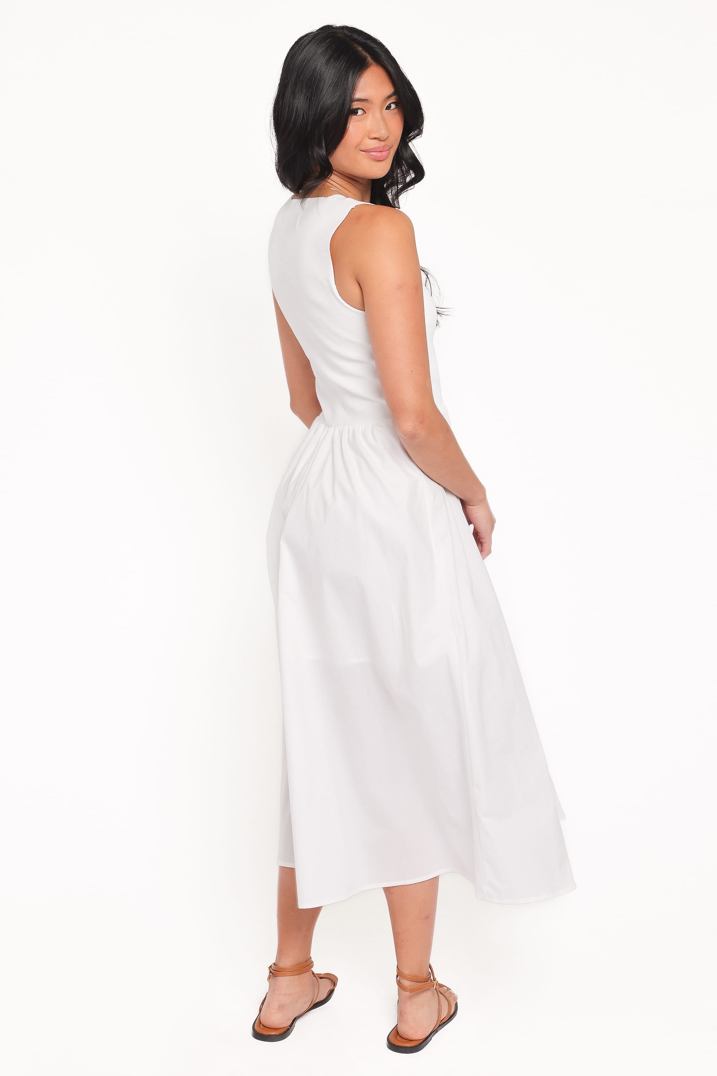 DRESSES Luana Midi Dress - White