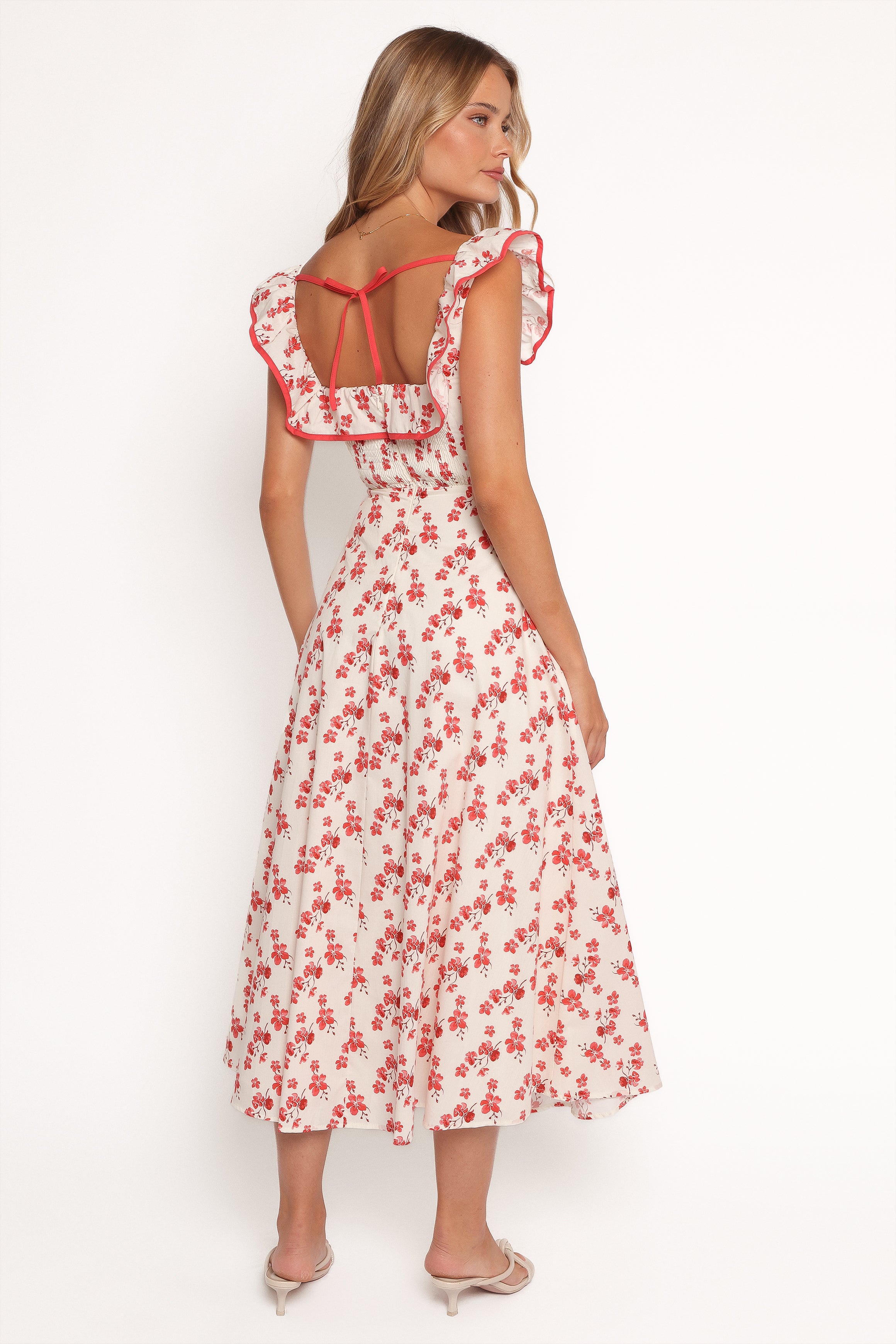 DRESSES Lucille Maxi Dress - Red Floral