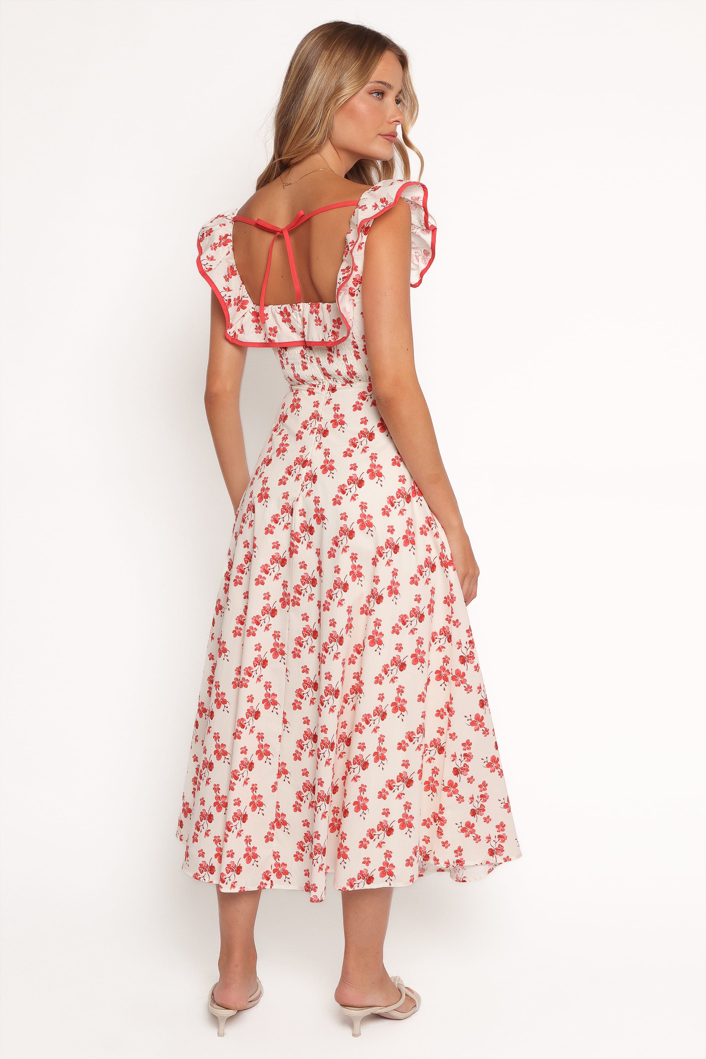 DRESSES Lucille Maxi Dress - Red Floral