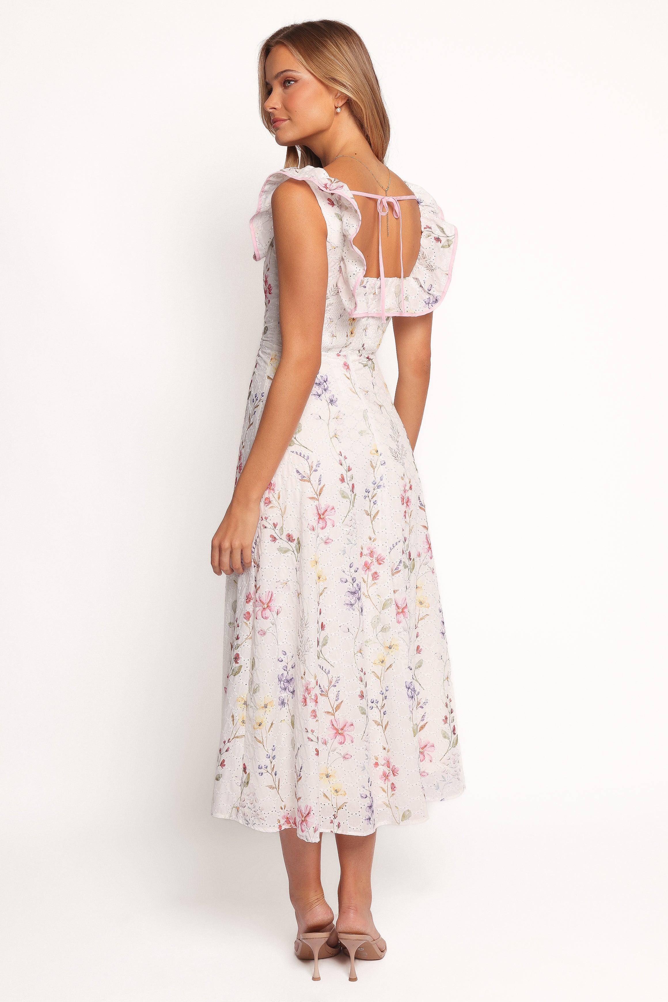 DRESSES Lucille Maxi Dress - White Floral