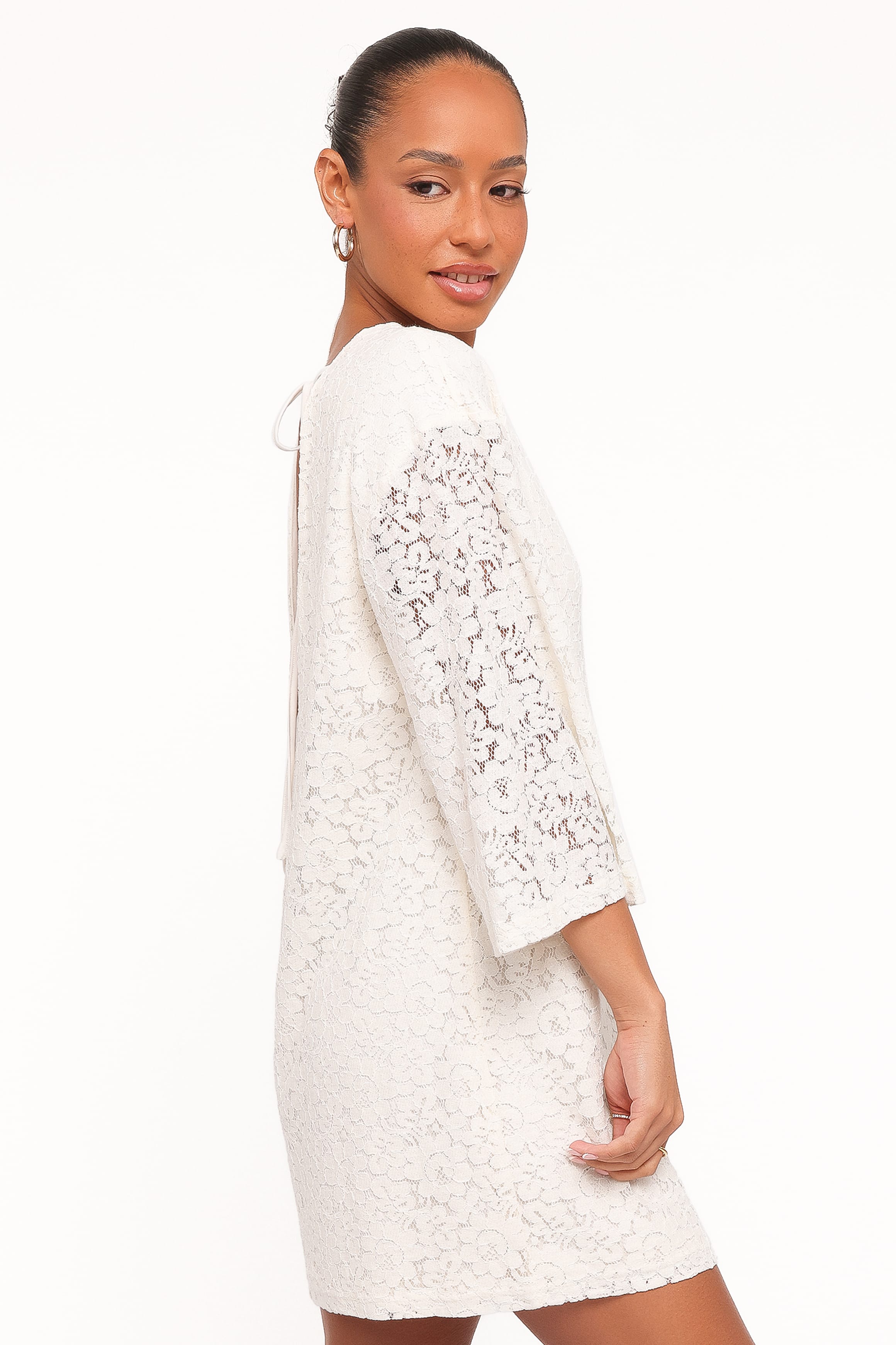 DRESSES Lula Mini Dress - Cream Lace