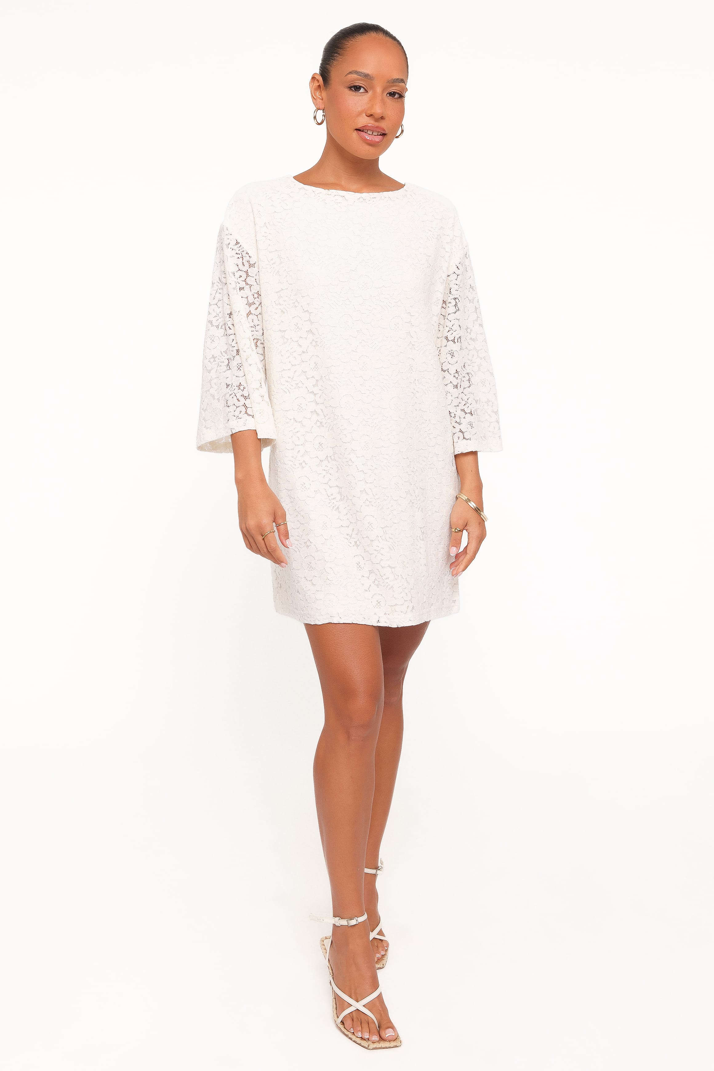 DRESSES Lula Mini Dress - Cream Lace