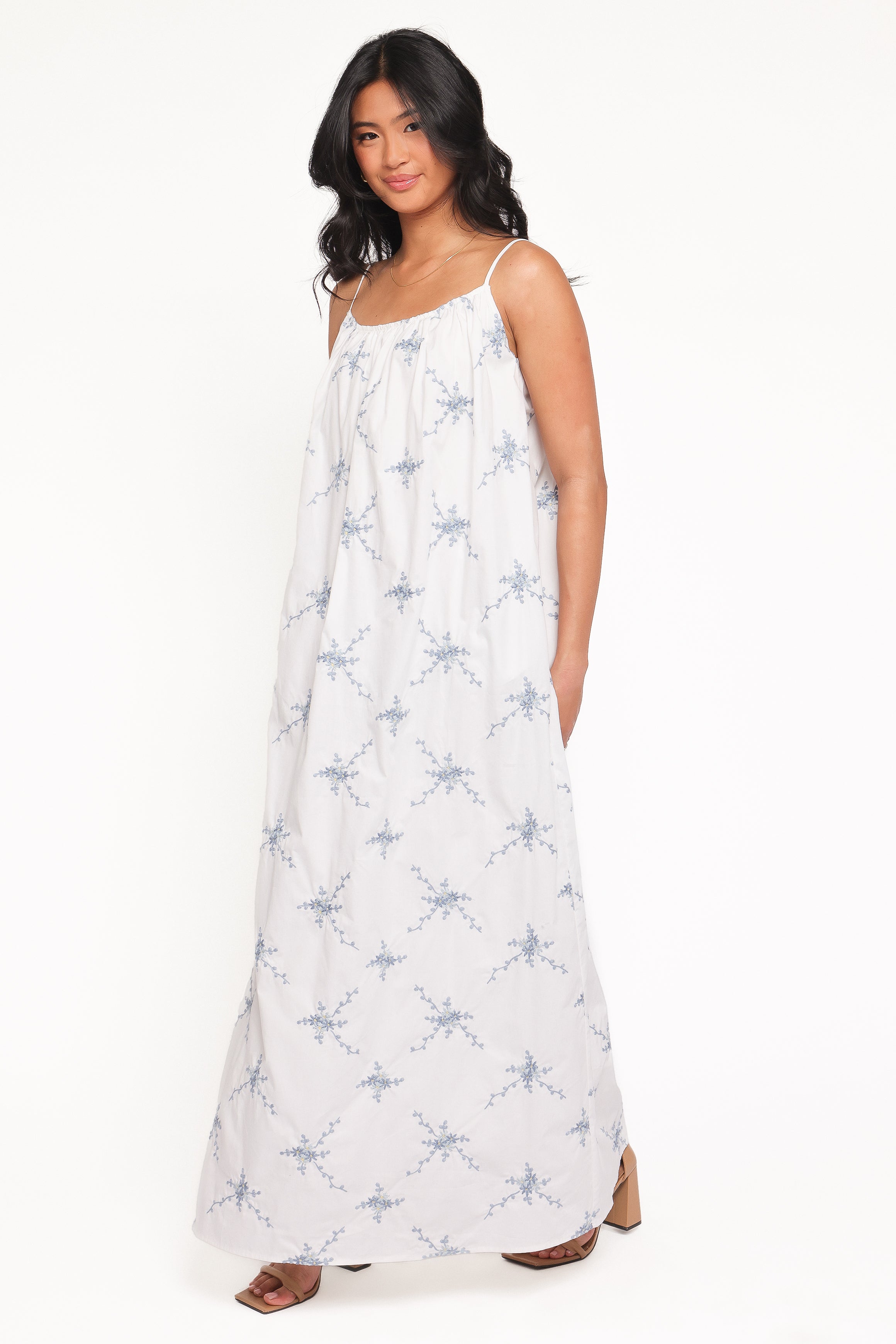DRESSES Lumina Maxi Dress - Blue Floral