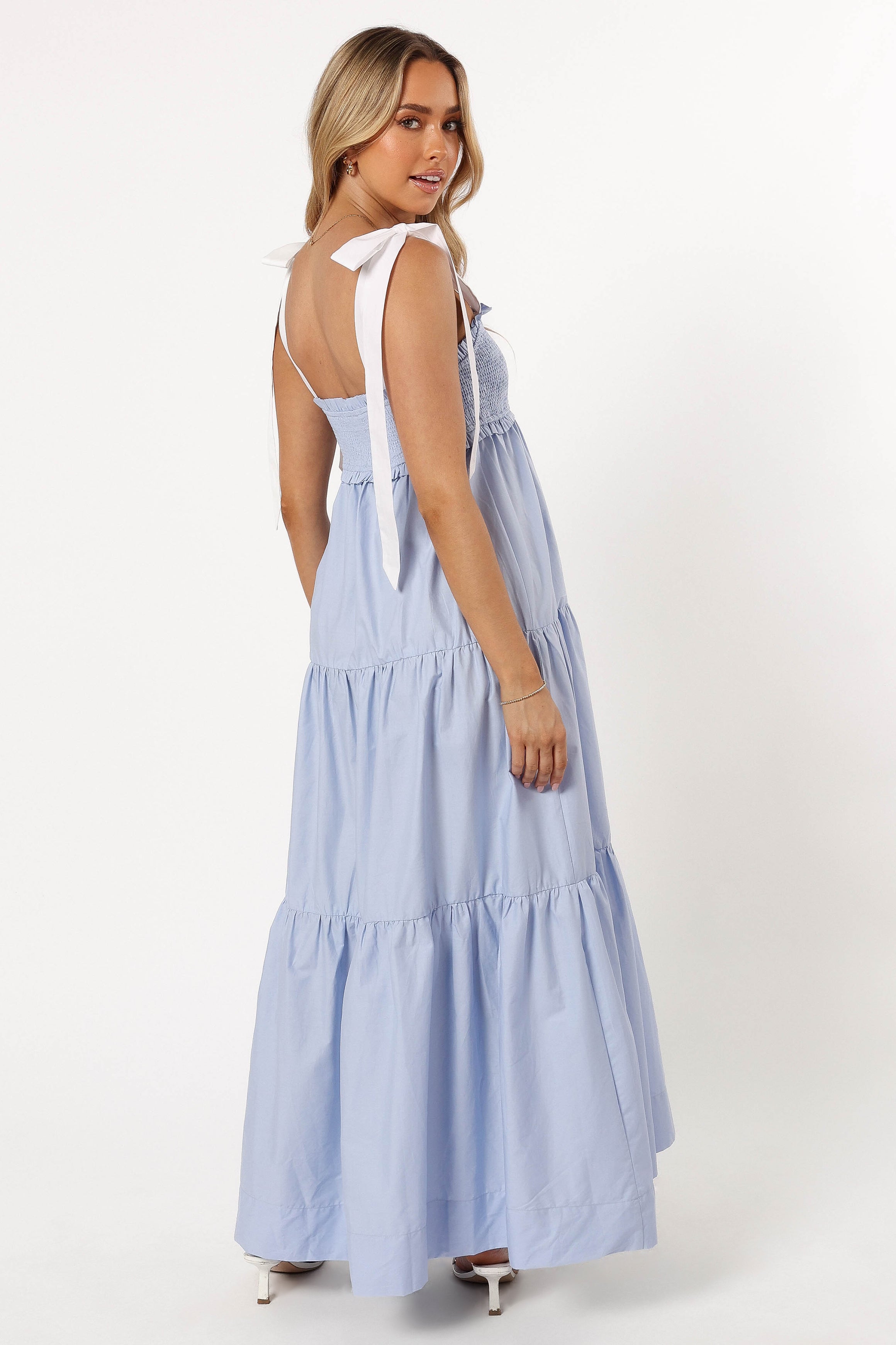 DRESSES @Lyrah Midi Dress - Sky