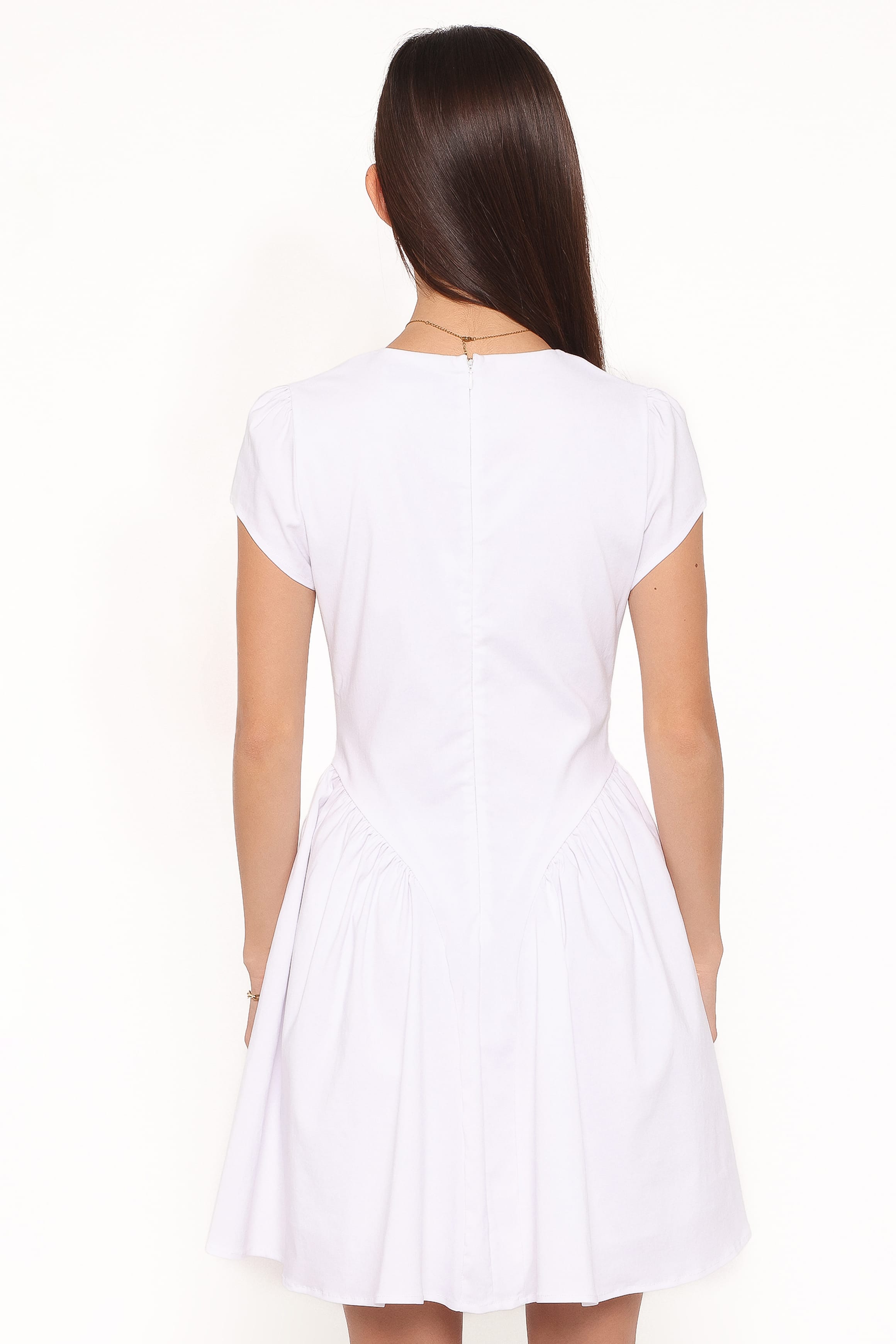DRESSES Lyssa Bow Front Mini Dress - White