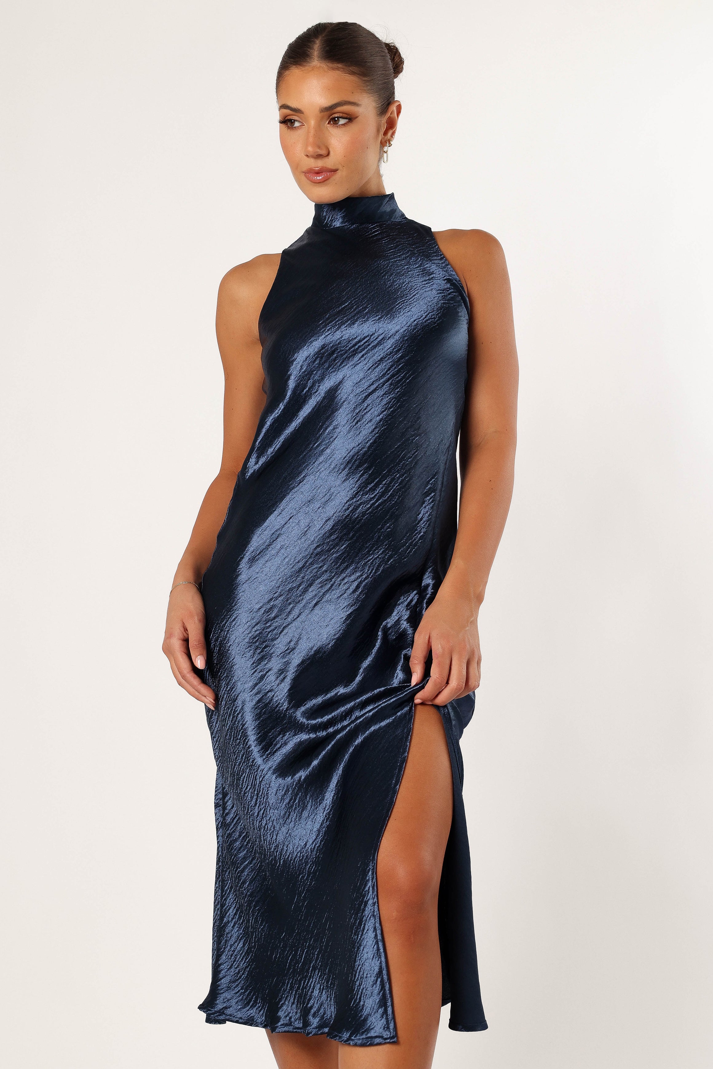 DRESSES @Macy Midi Dress - Blue