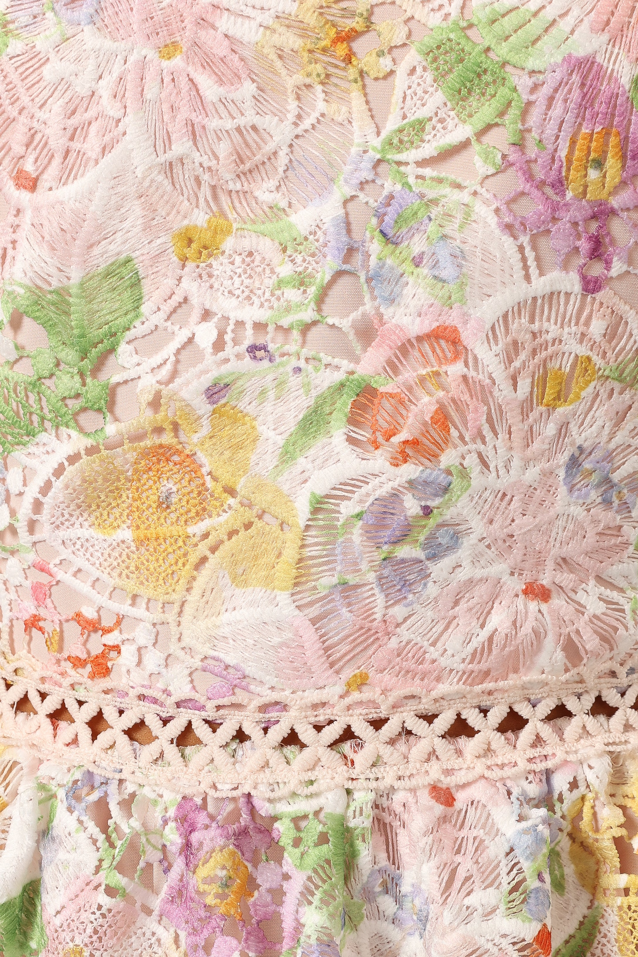 DRESSES @Maddy Midi Dress - Light Pink Multi