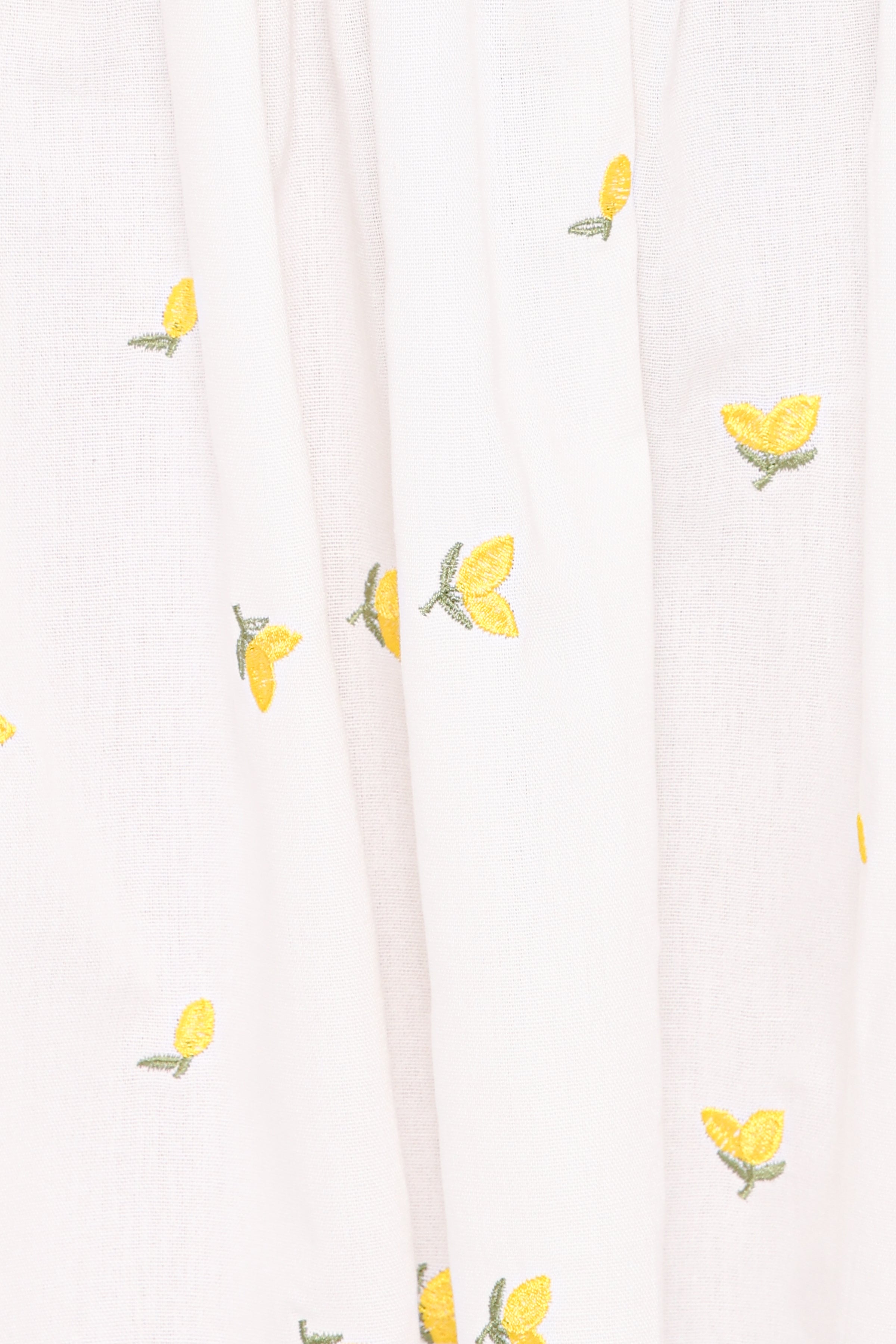 DRESSES Madeline Mini Dress - Embroidered Lemons