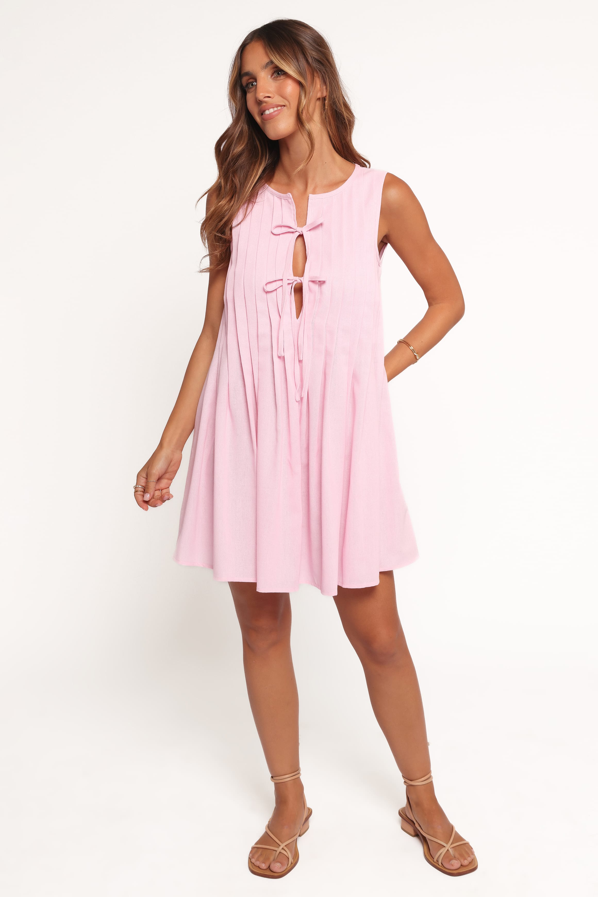 DRESSES Madeline Mini Dress - Pale Pink