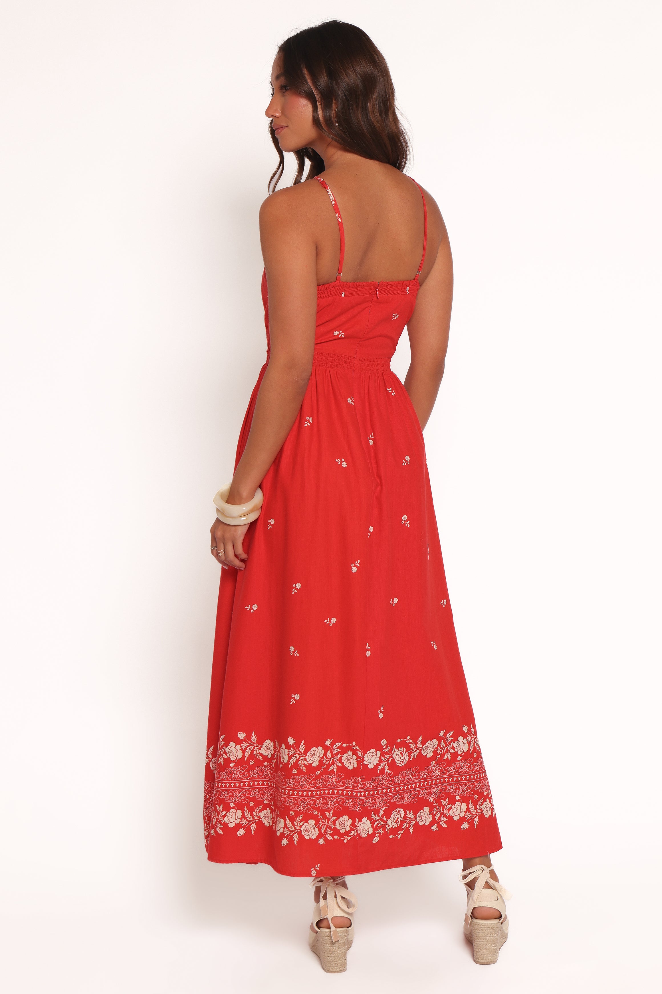 DRESSES Madi Maxi Dress - Red Floral Bandana