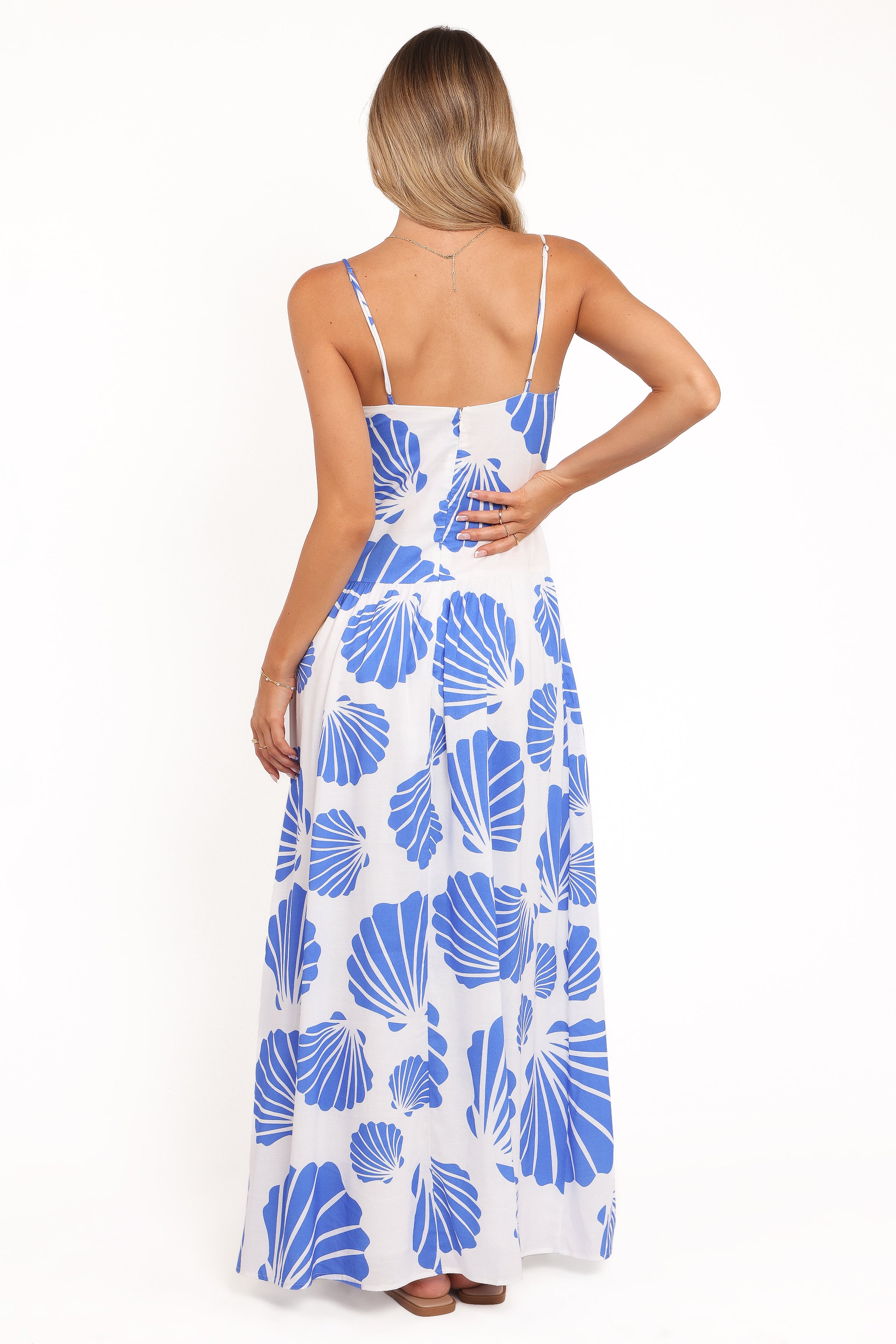 DRESSES Maevi Maxi Dress - Blue Shell