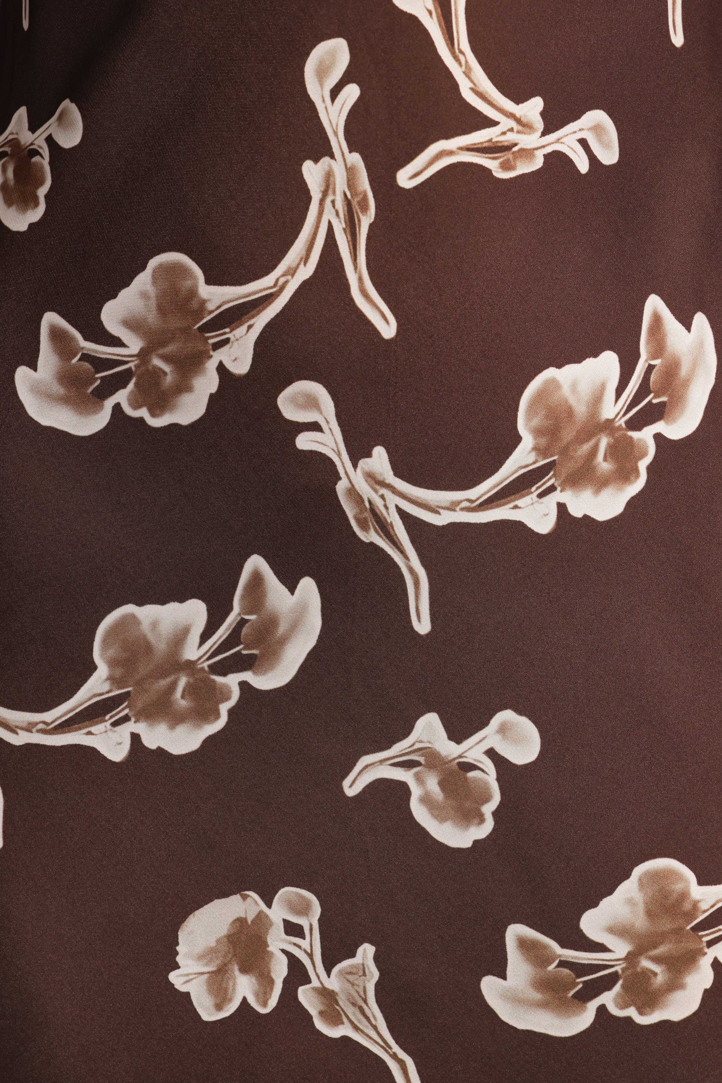 DRESSES Maia Long Sleeve Maxi Dress - Chocolate Orchid