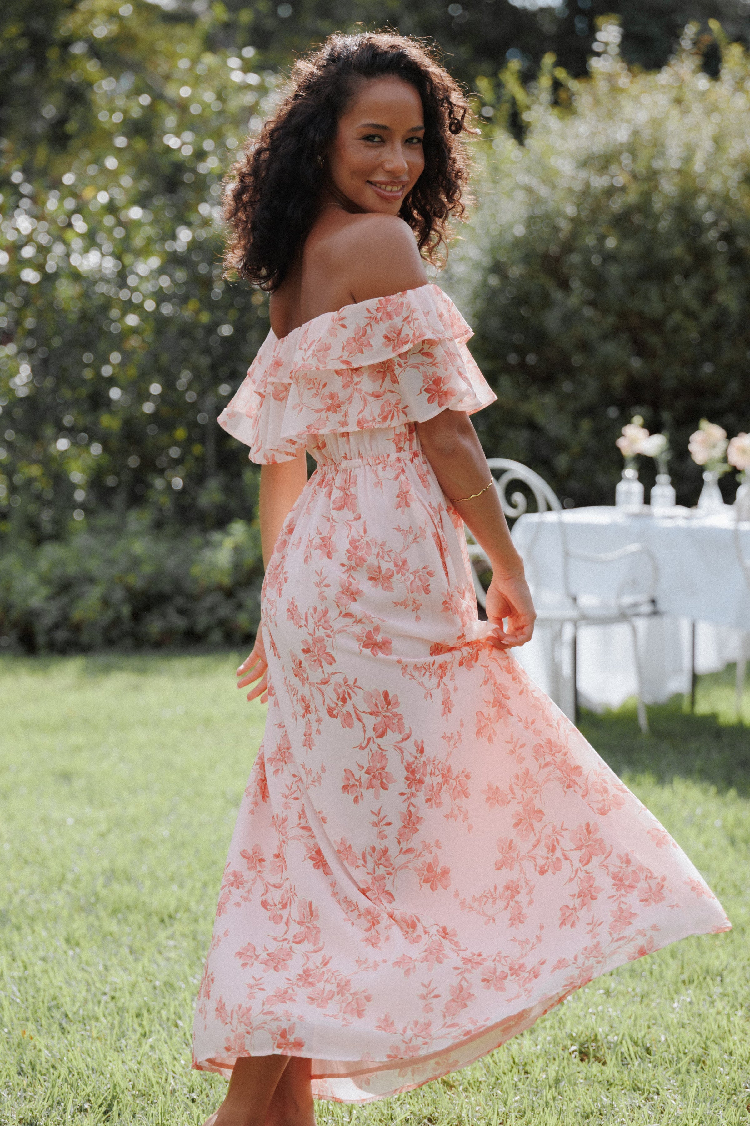 DRESSES Majesty Maxi Dress - Rose Pink Floral