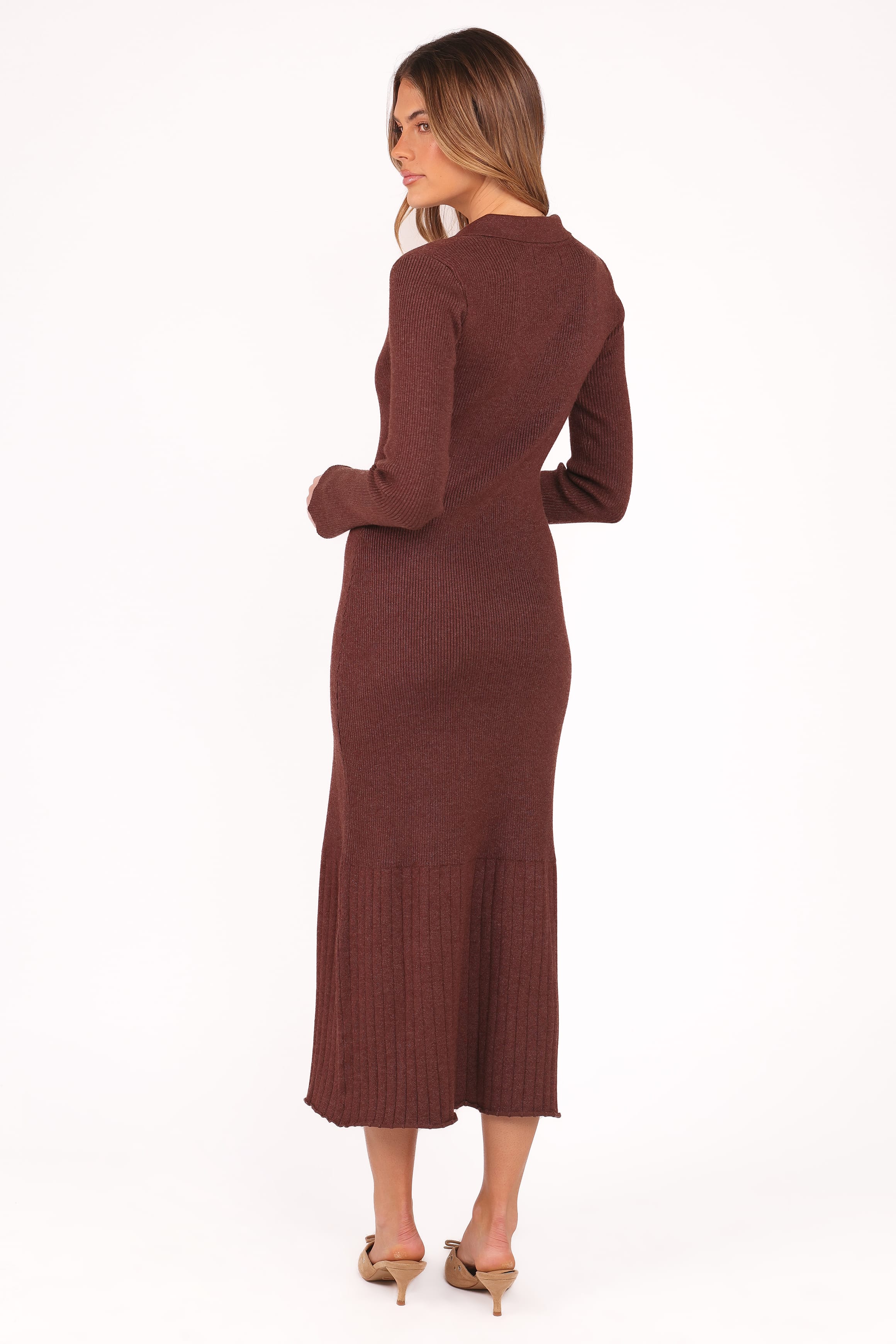 DRESSES Makenna Knit Dress - Brown