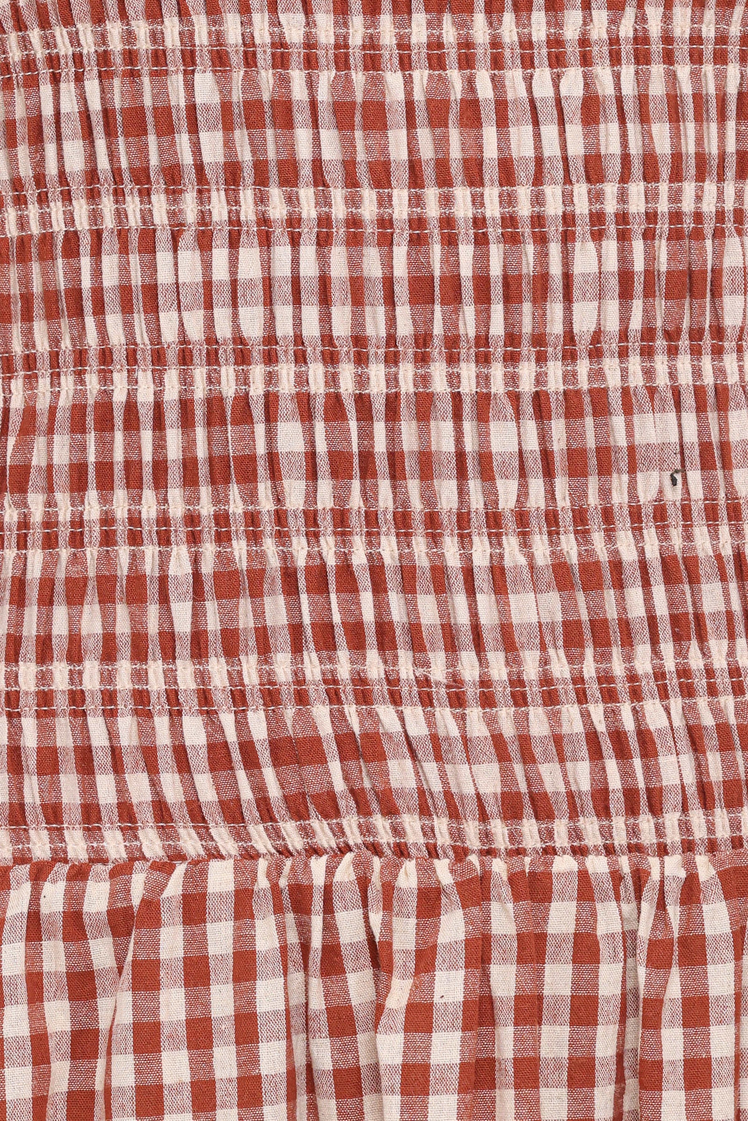 DRESSES Maleny Maxi Dress - Brown Gingham