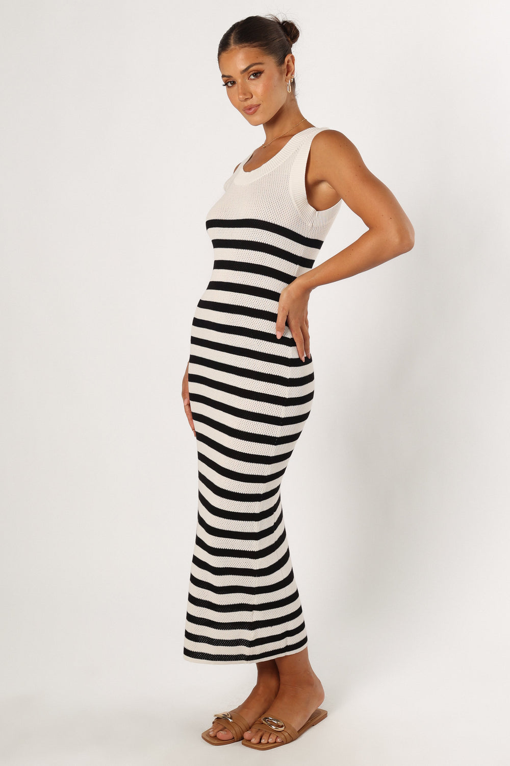 Mallery Midi Dress - Stripe - Image 3