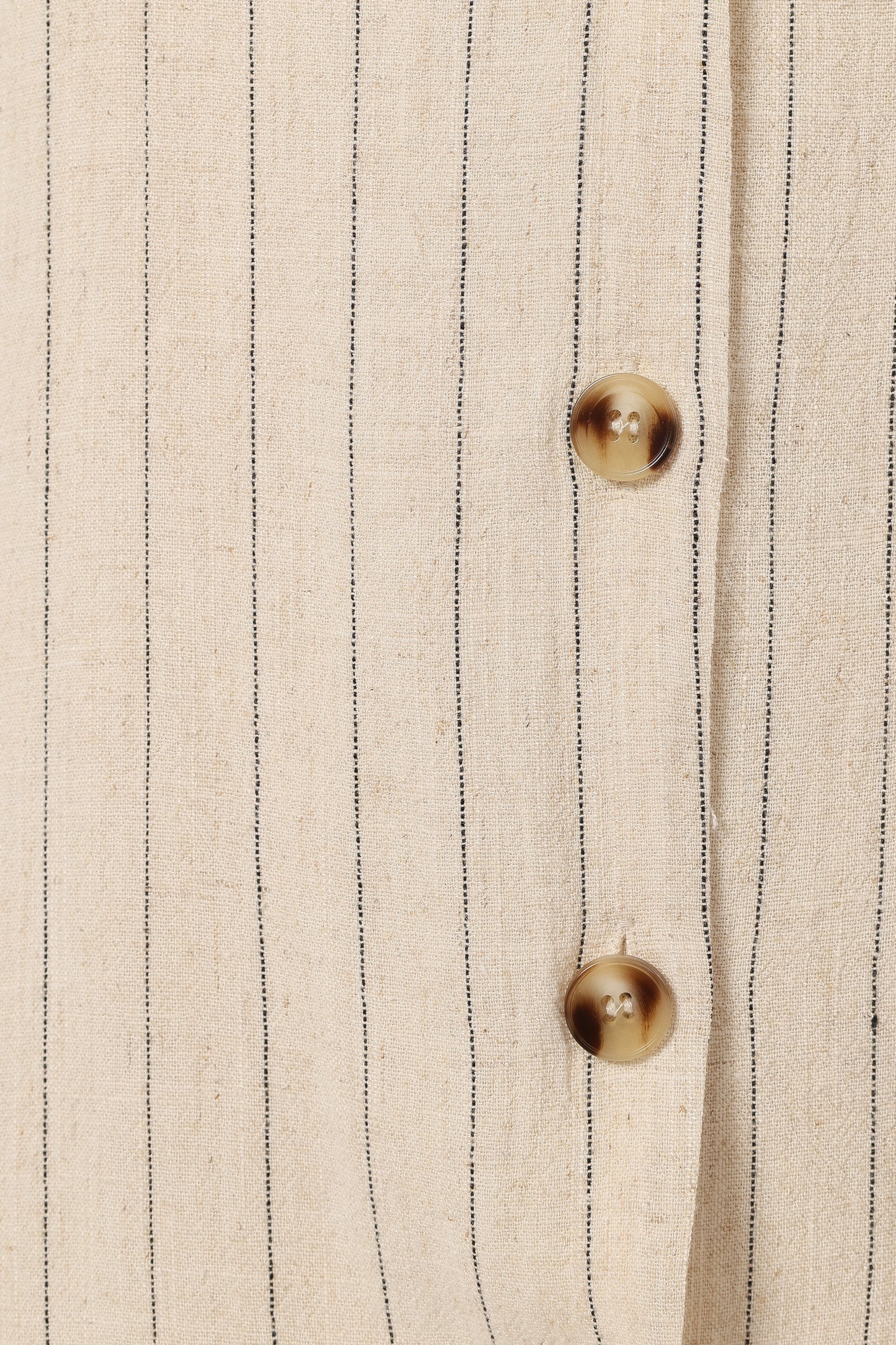 DRESSES @Manny Mini Dress - Beige Stripe