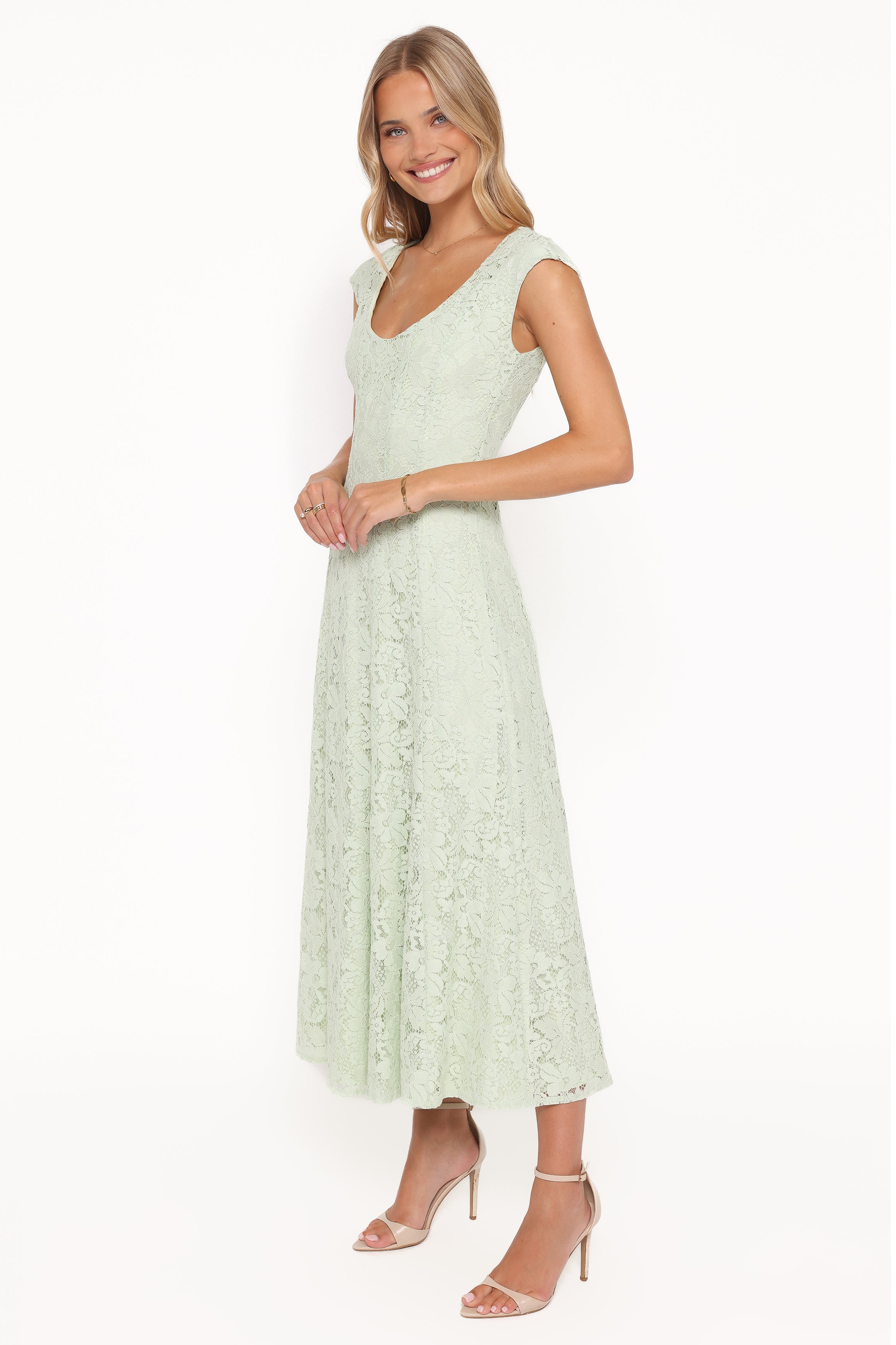 DRESSES Mapleton Maxi Dress - Sage Green Lace