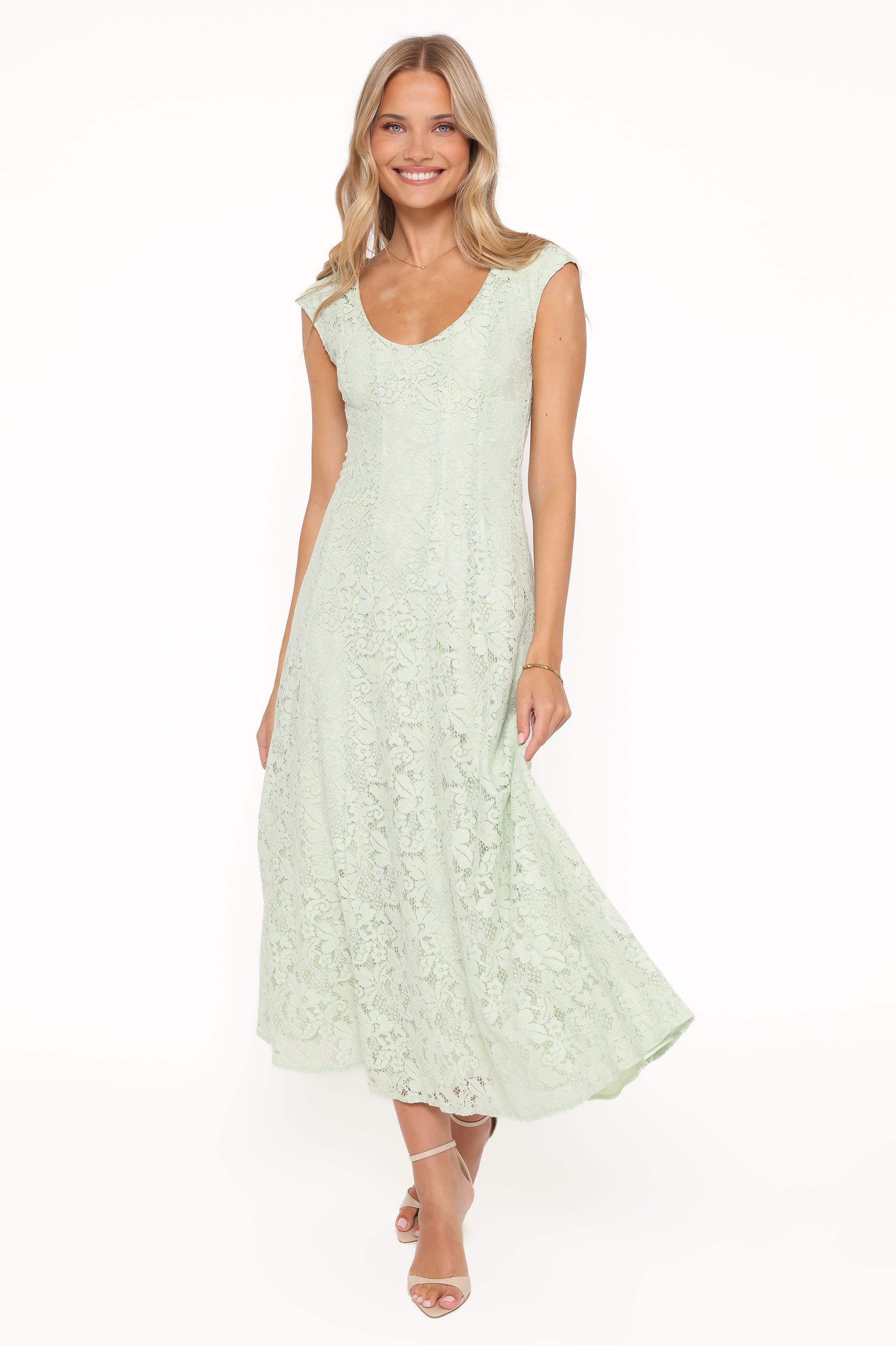 DRESSES Mapleton Maxi Dress - Sage Green Lace
