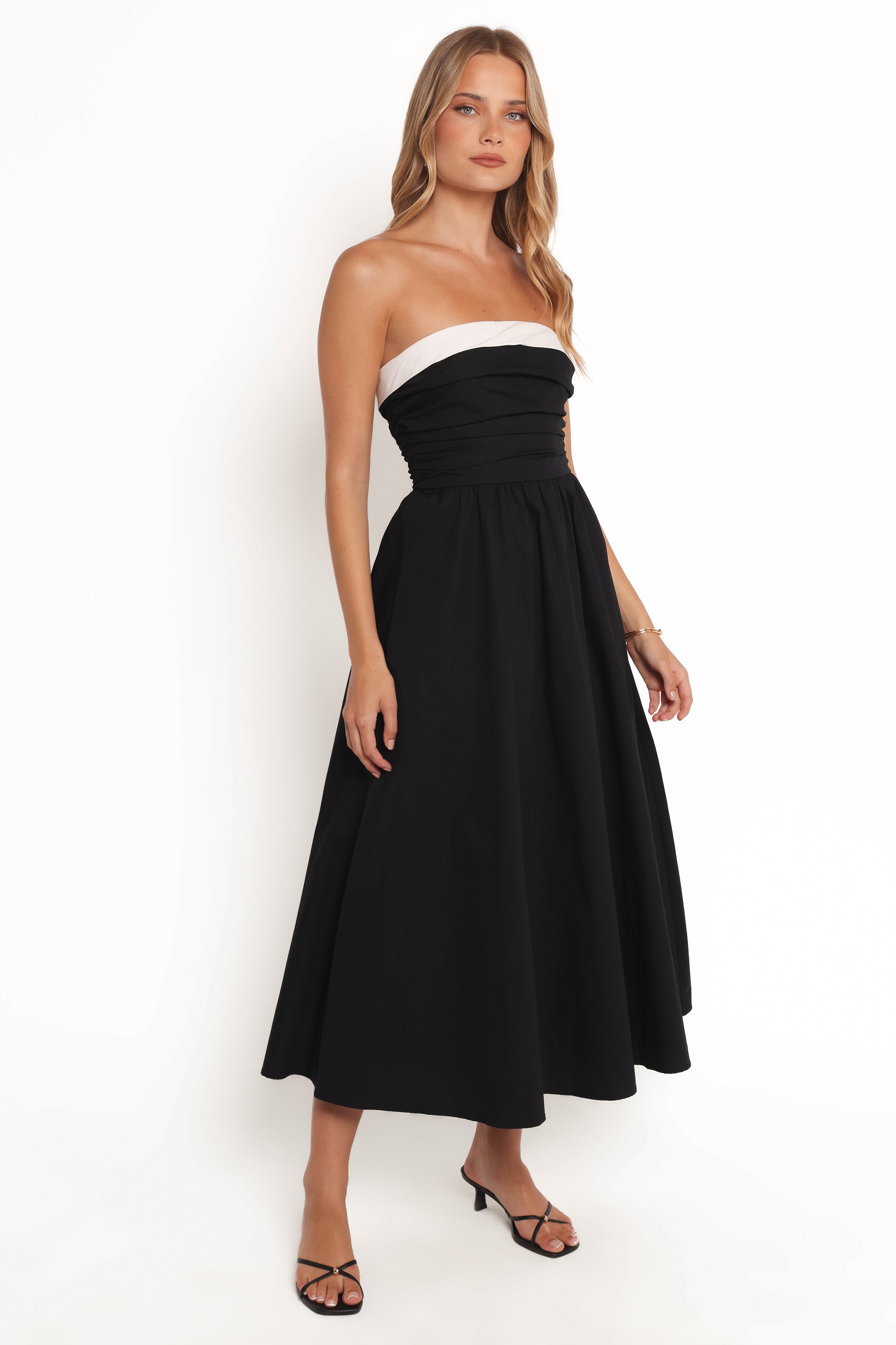 DRESSES Marais Strapless Midi Dress - Black