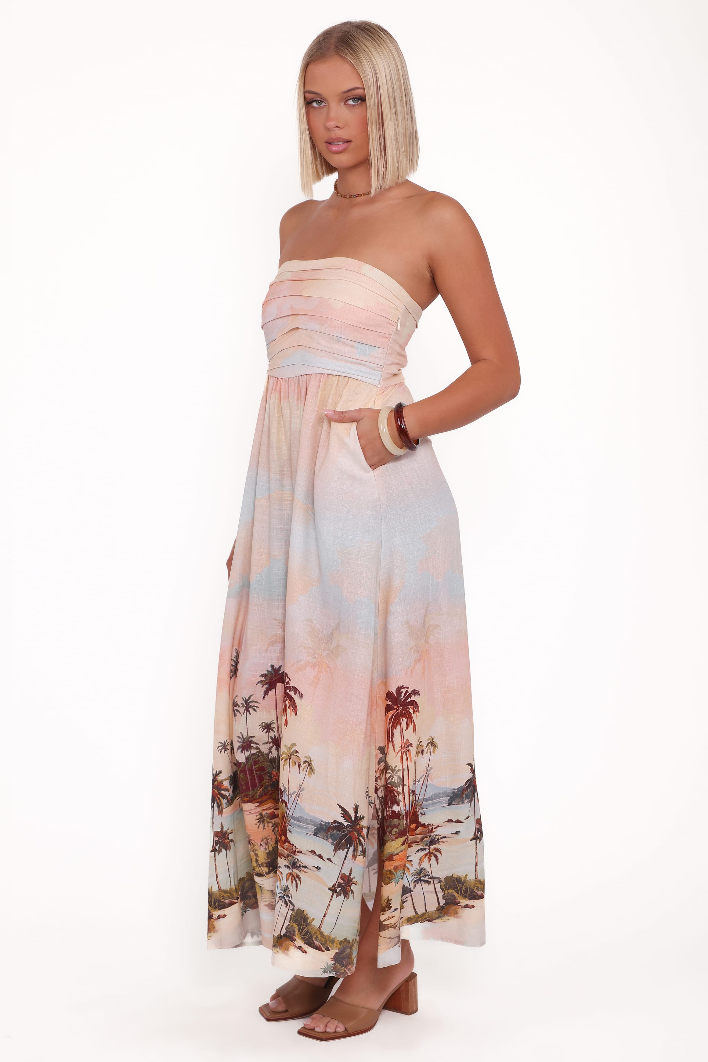 DRESSES Marcia Midi Dress - Sunset Print