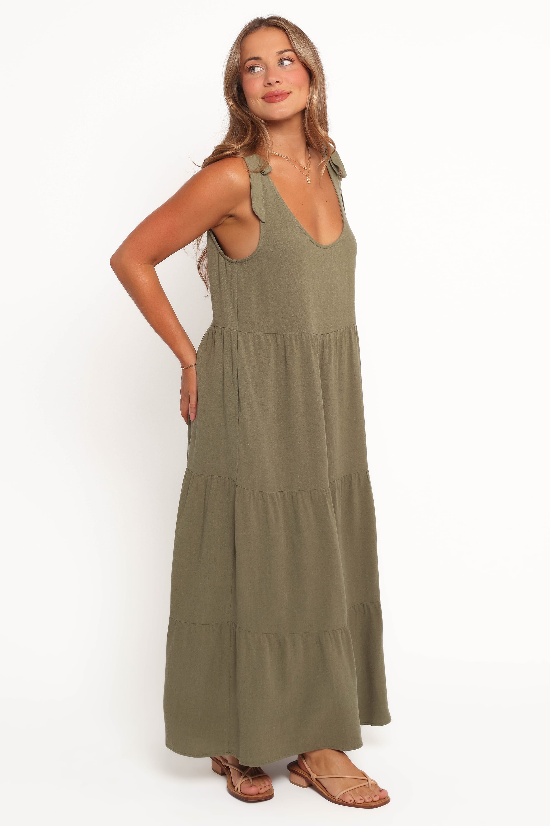 DRESSES Marcy Midi Dress - Olive
