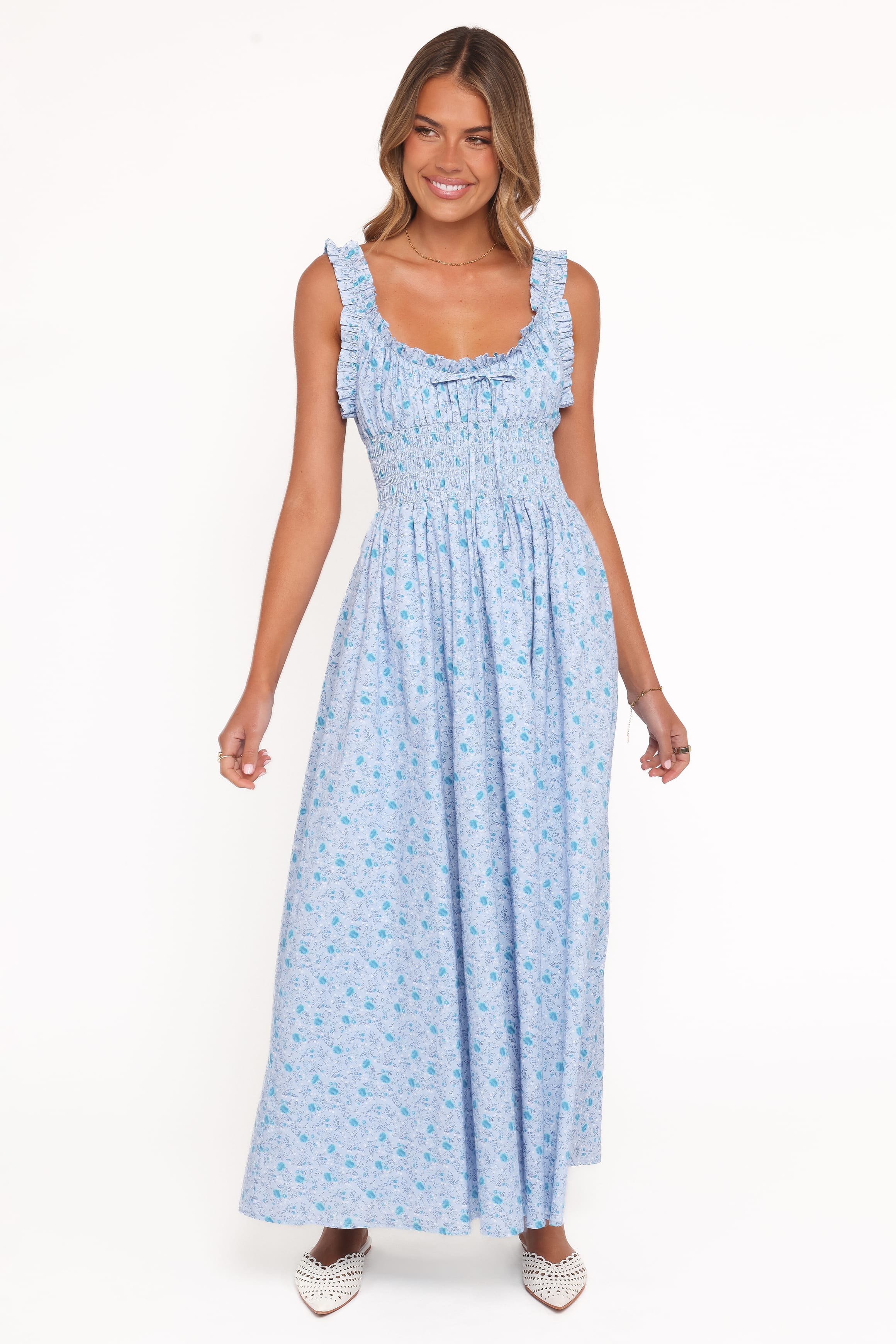 DRESSES Marlena Midi Dress - Blue Floral