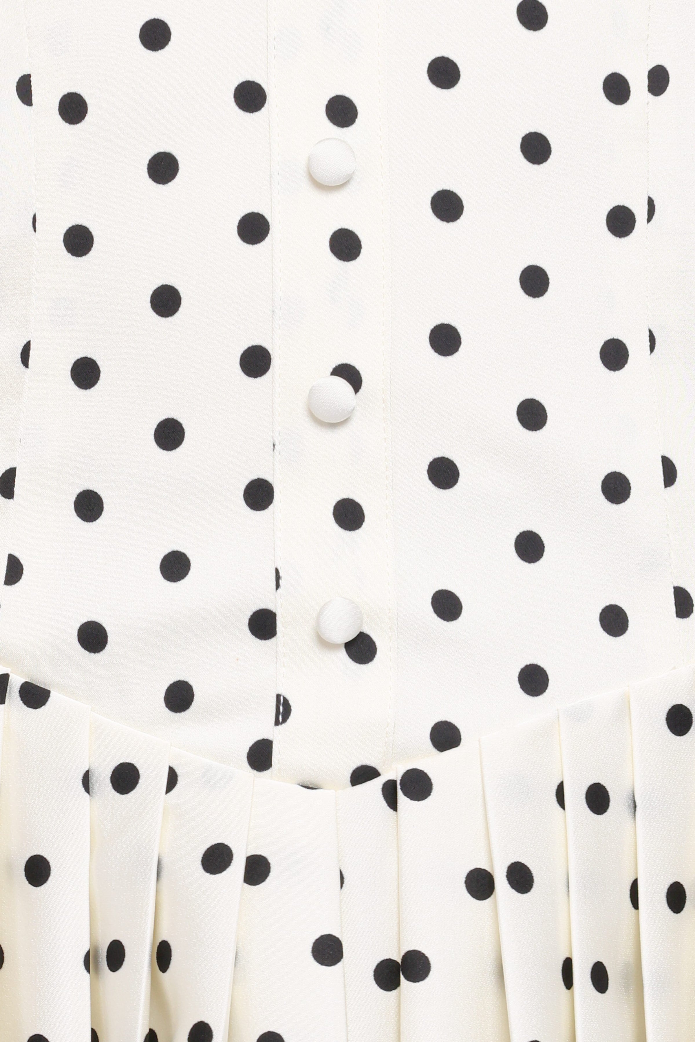 DRESSES Marlie Off Shoulder Mini Dress - Cream Polka Dot