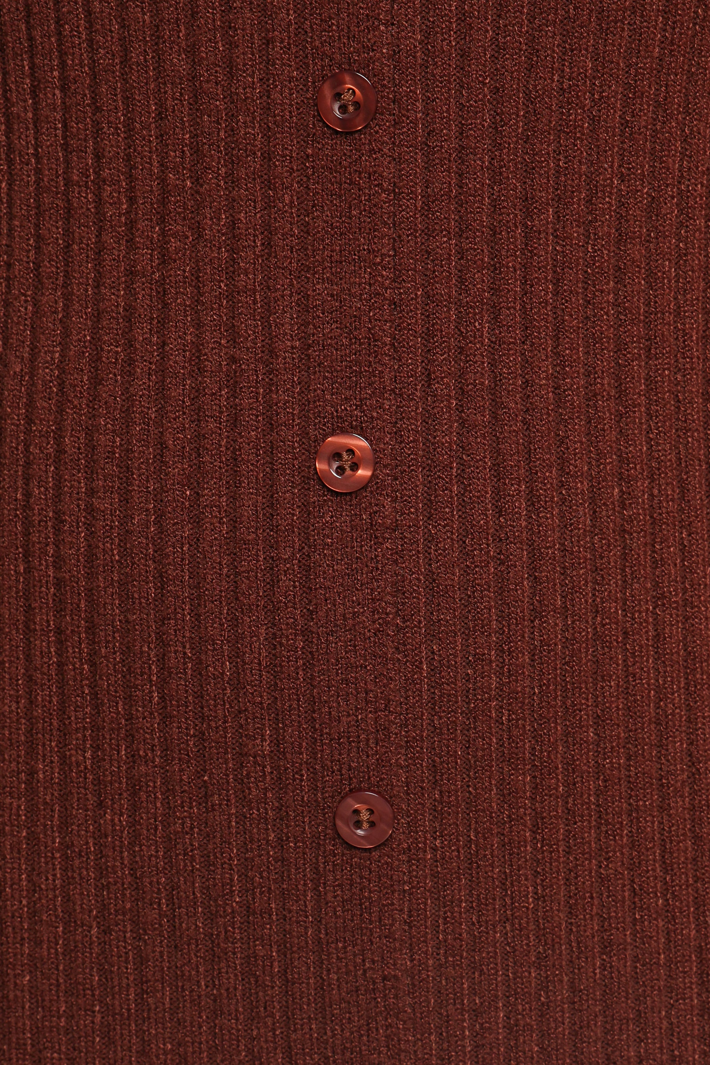 DRESSES Marshall Button Through Knit Maxi Dress - Chocolate