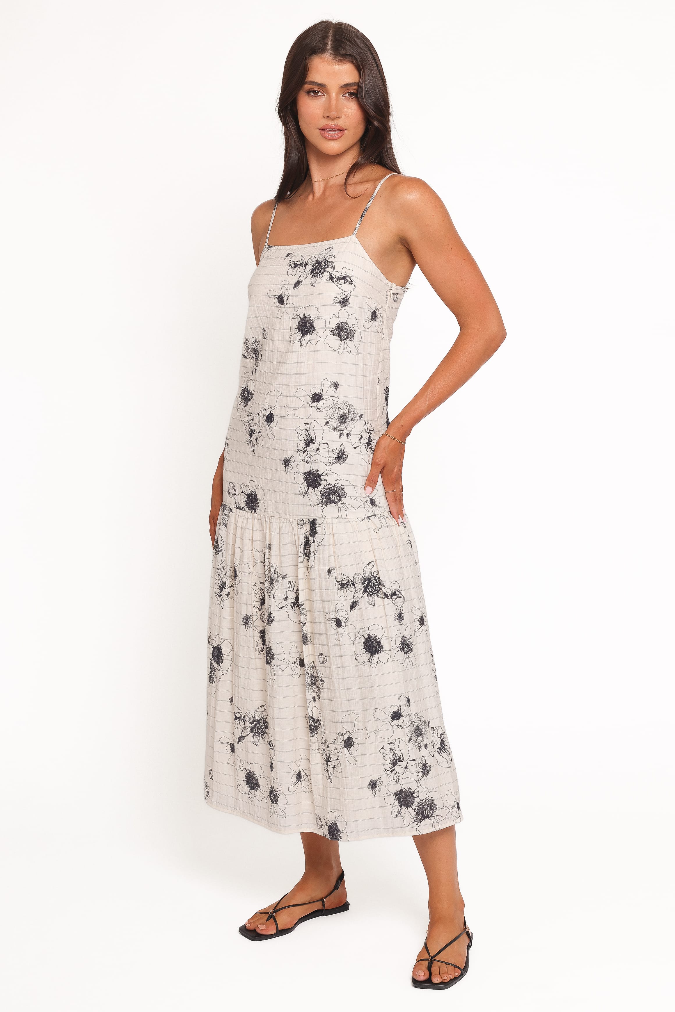 DRESSES Martine Maxi Dress - Black/Ivory Floral