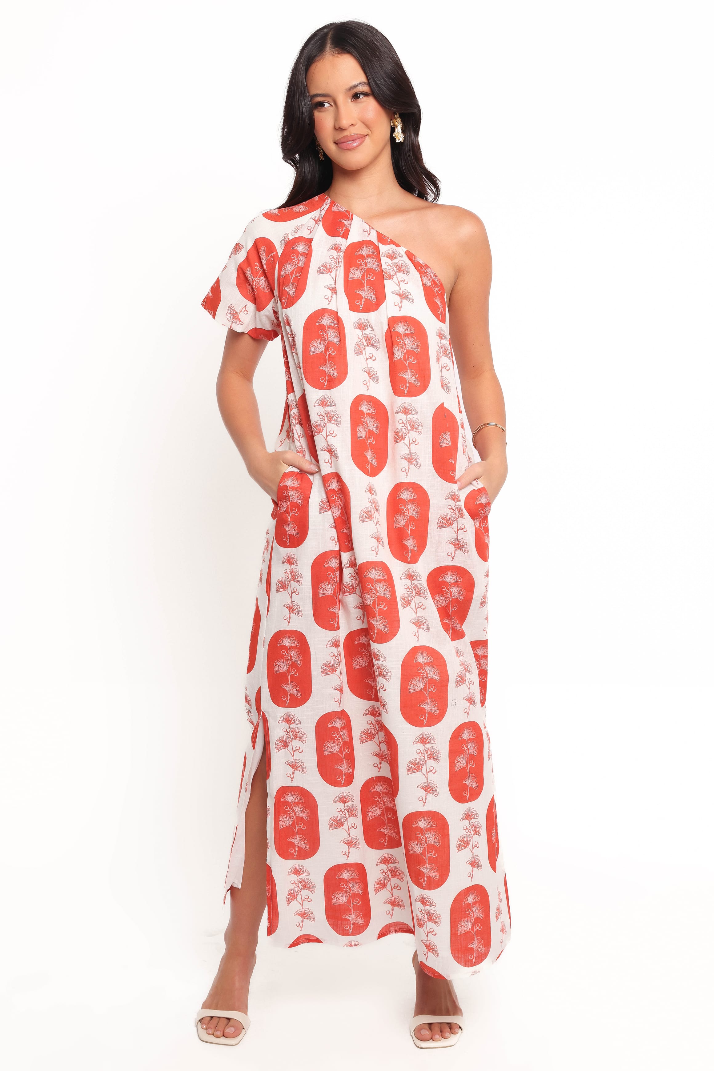 DRESSES Mary Maxi Dress - Red/White