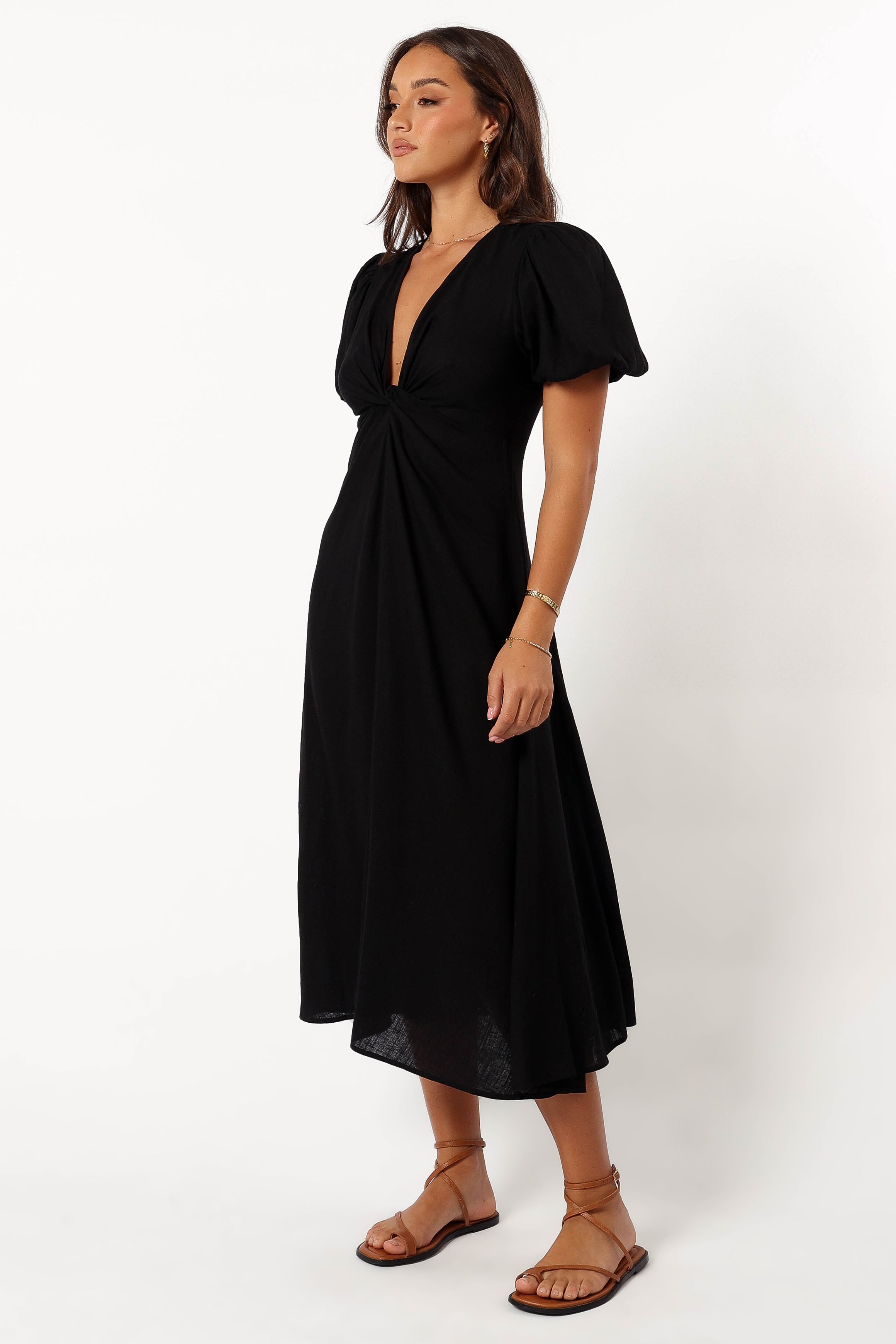 DRESSES @Matilda Maxi Dress - Black (Hold for Winter Essentials)