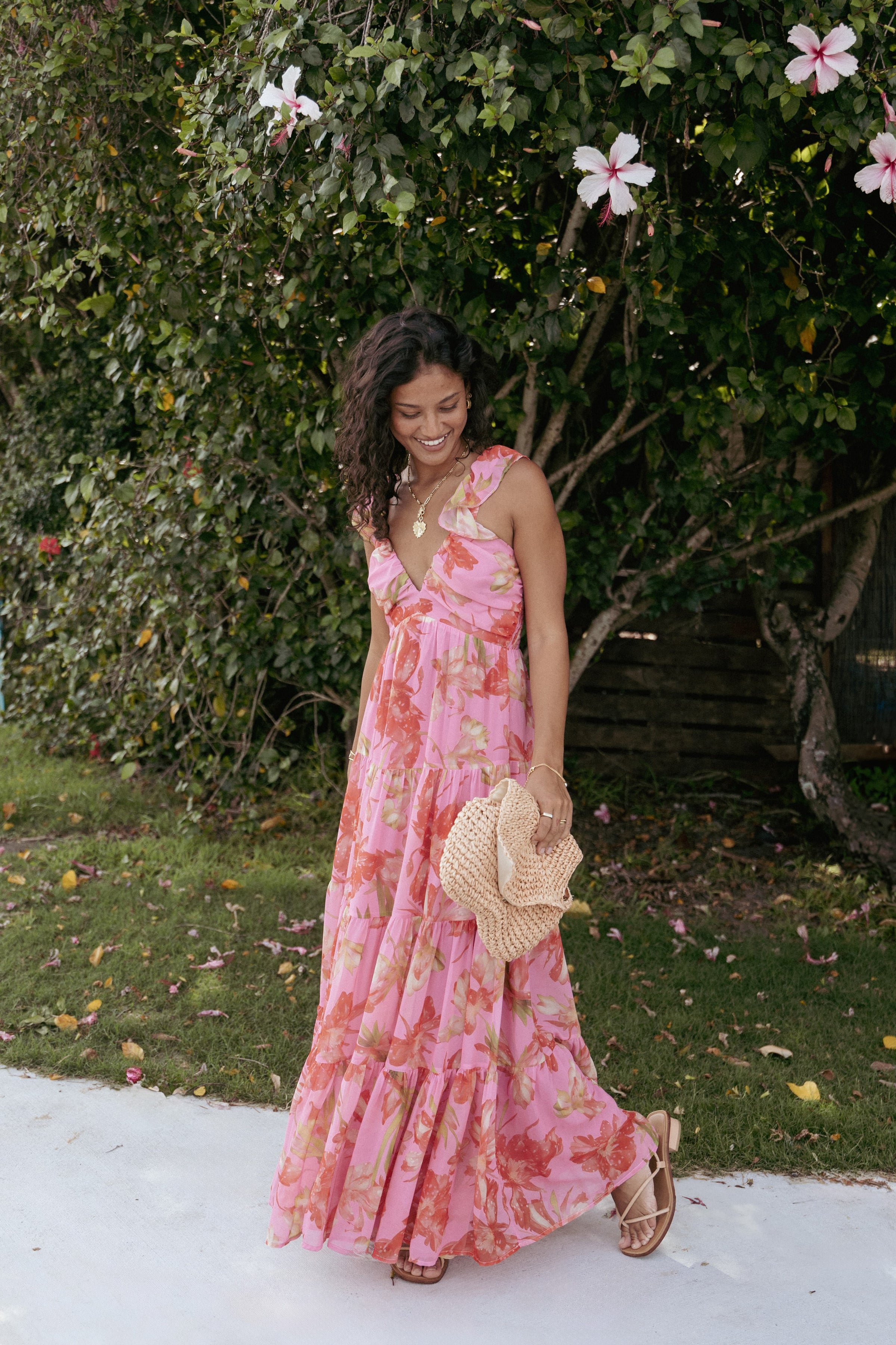DRESSES Matteah Maxi Dress - Tropical Floral