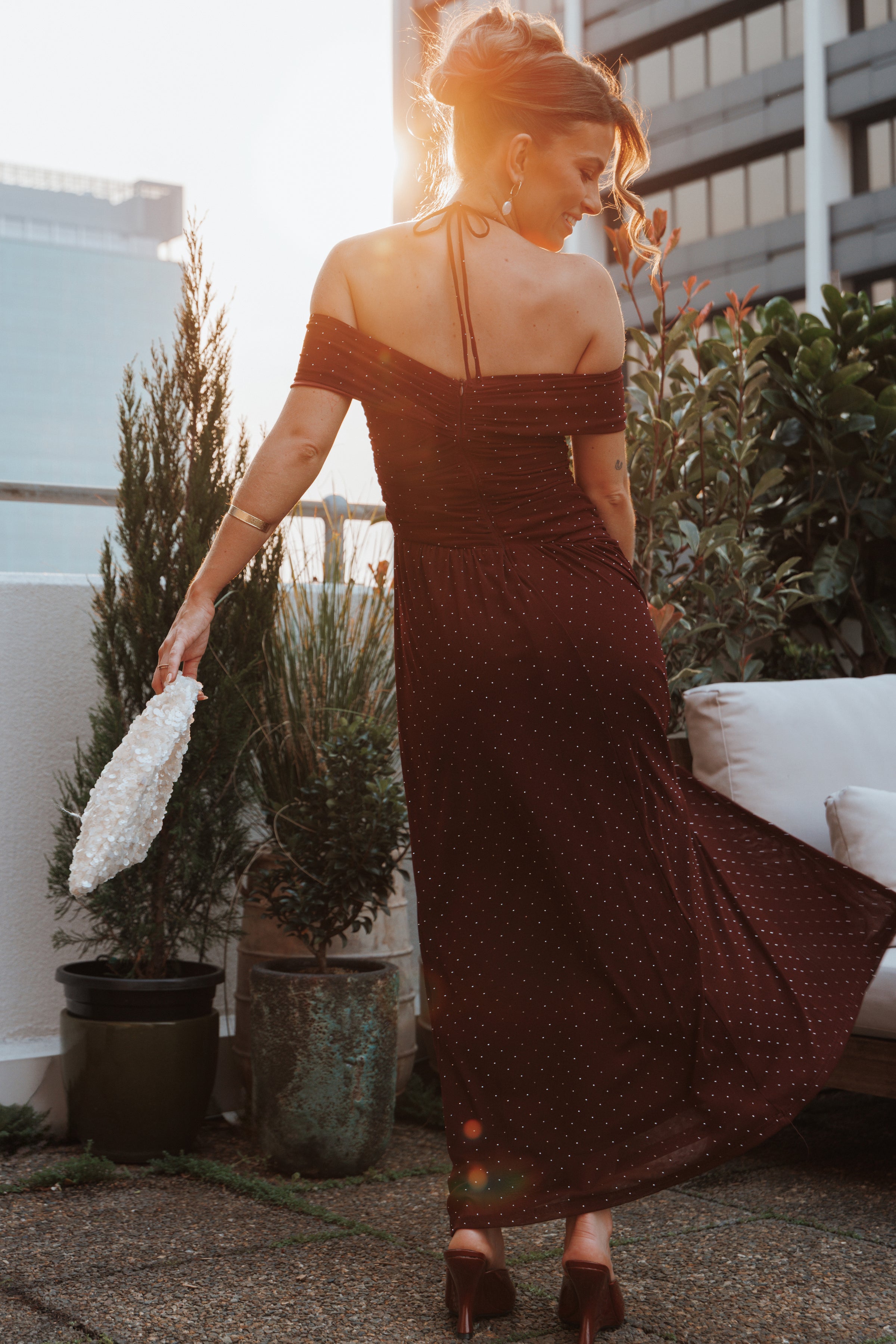 DRESSES Mayven Maxi Dress - Burgundy