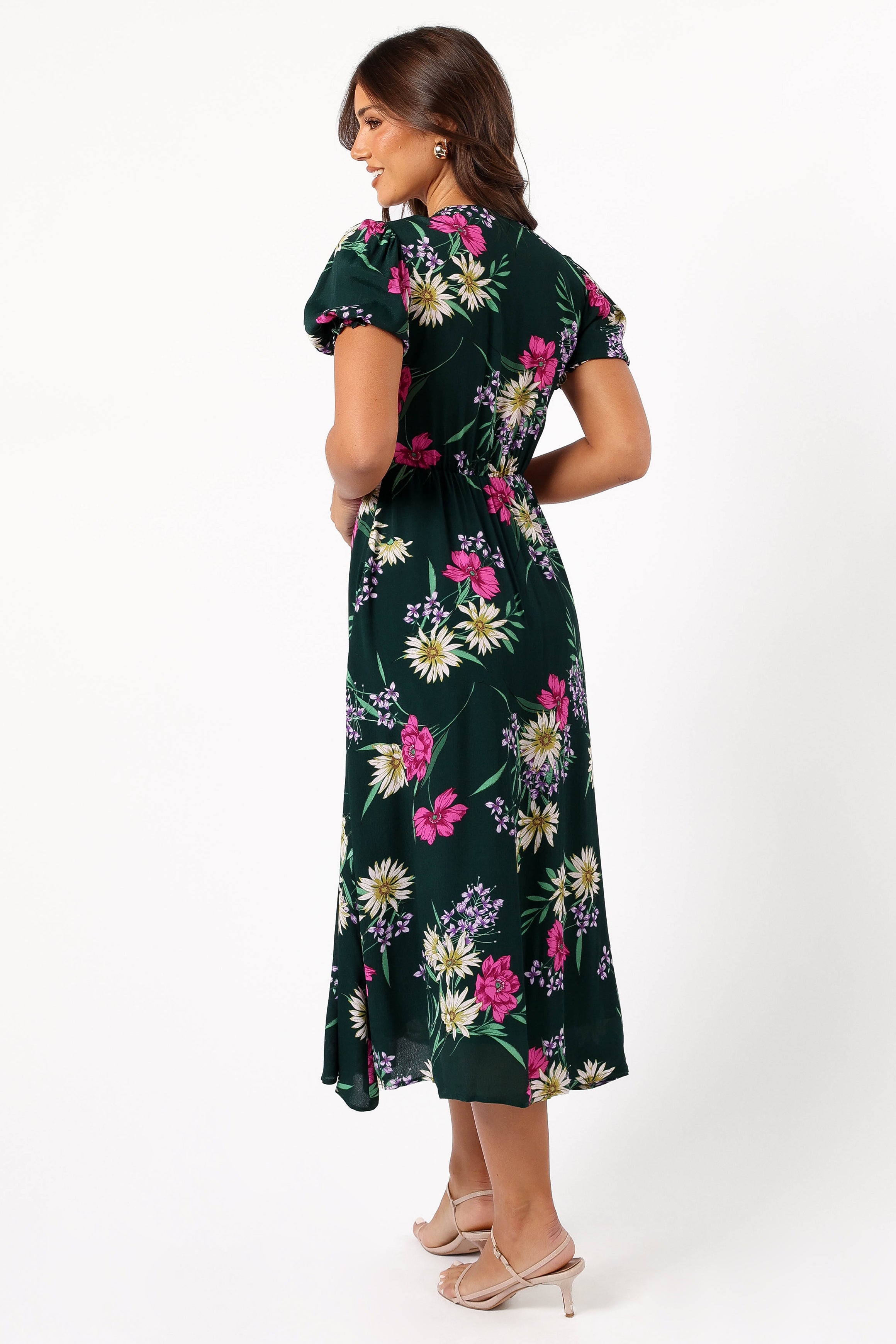 DRESSES @Mazie Floral Midi Dress - Eden Florals