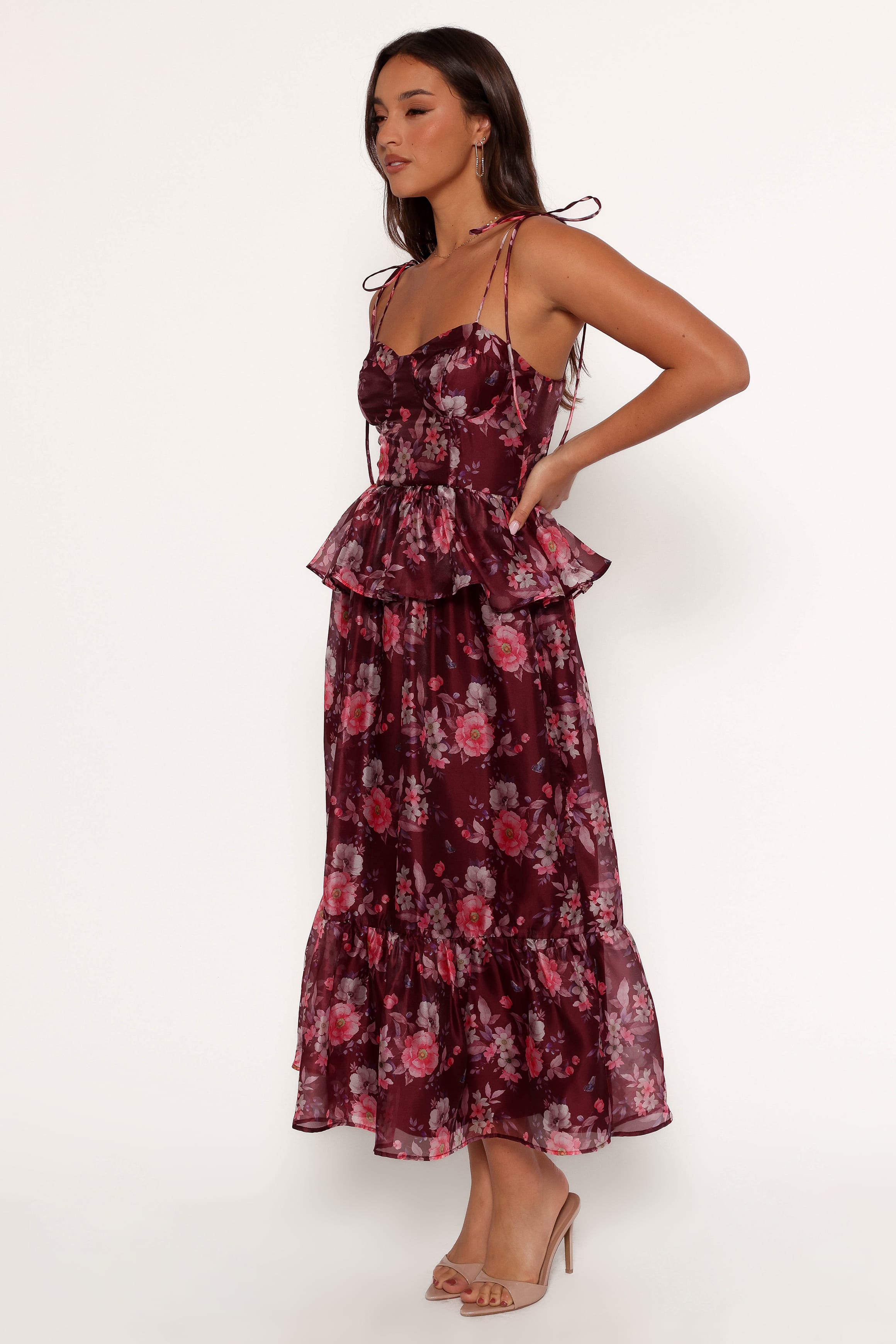 DRESSES Mazy Midi Dress - Purple/Magenta