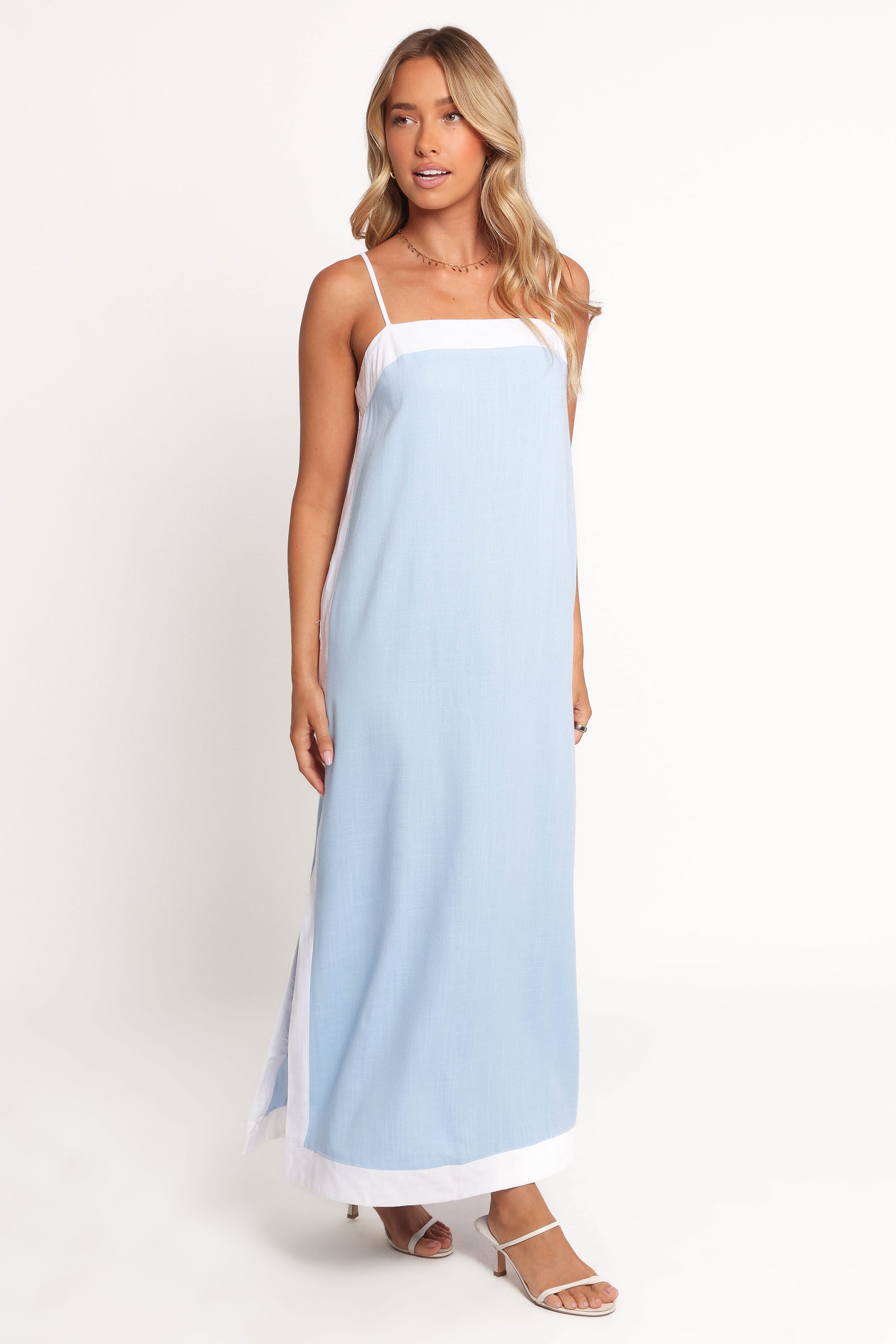 DRESSES Melanie Maxi Dress - Blue/White