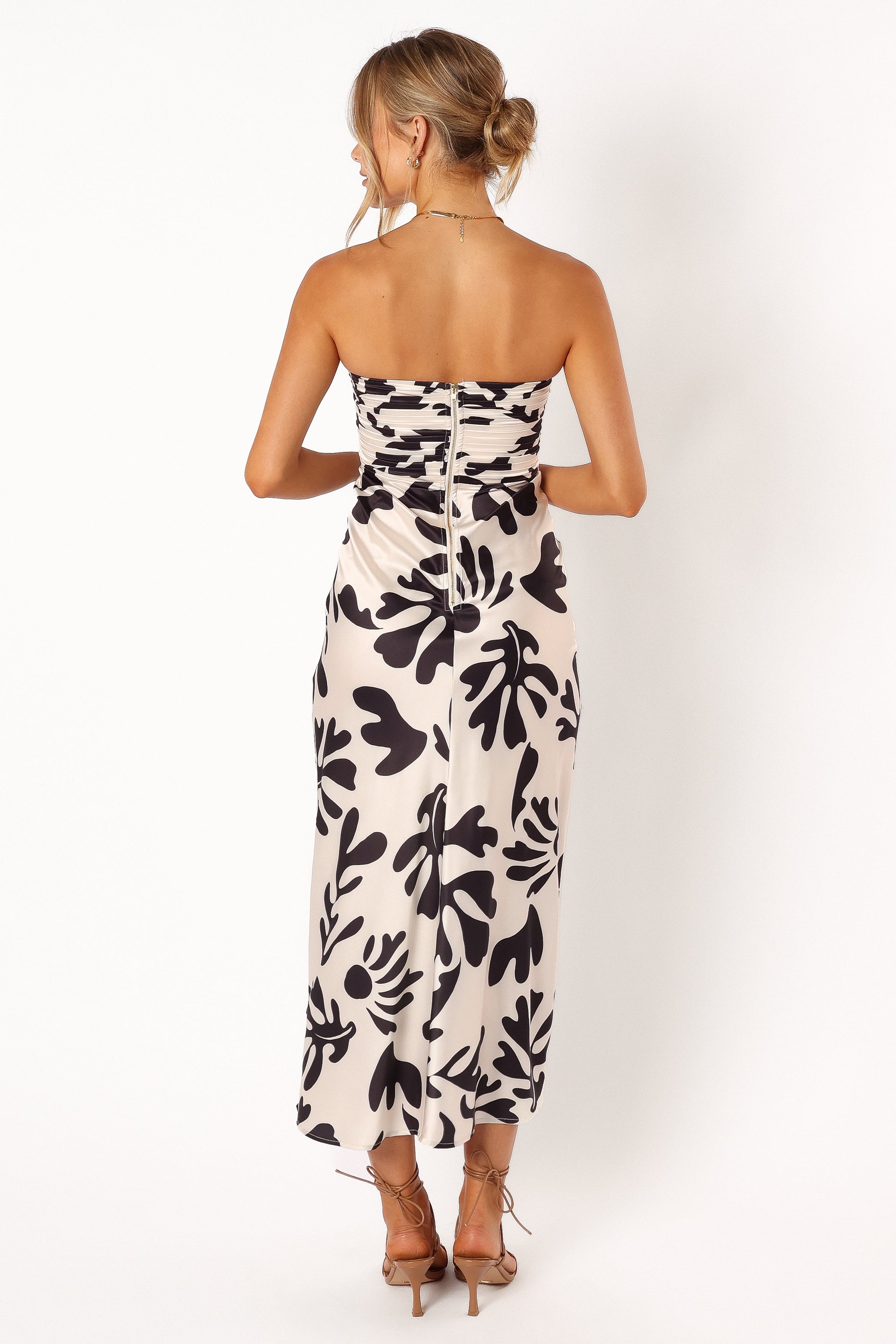 DRESSES @Melany Midi Dress - Black