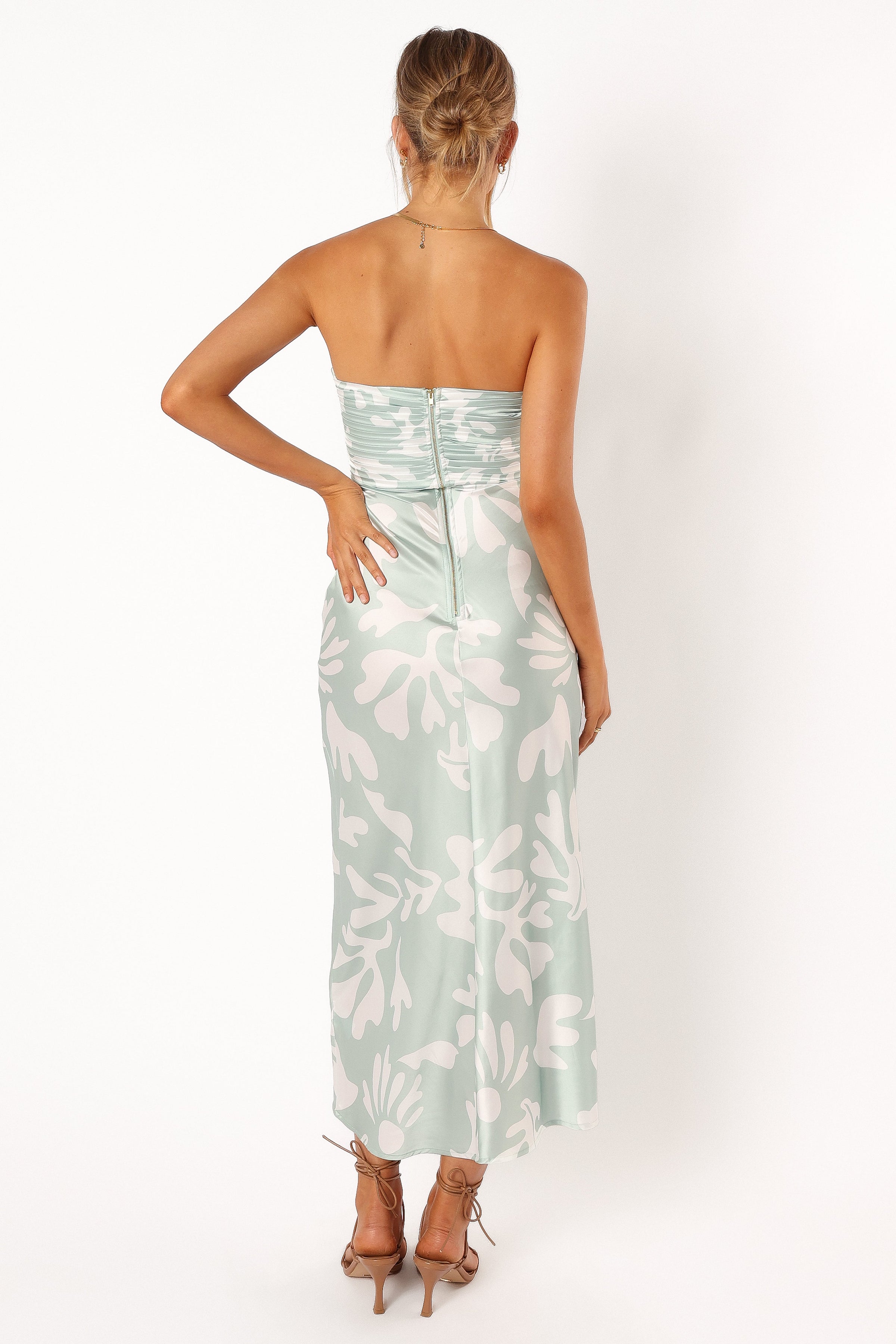 DRESSES @Melany Midi Dress - Sage