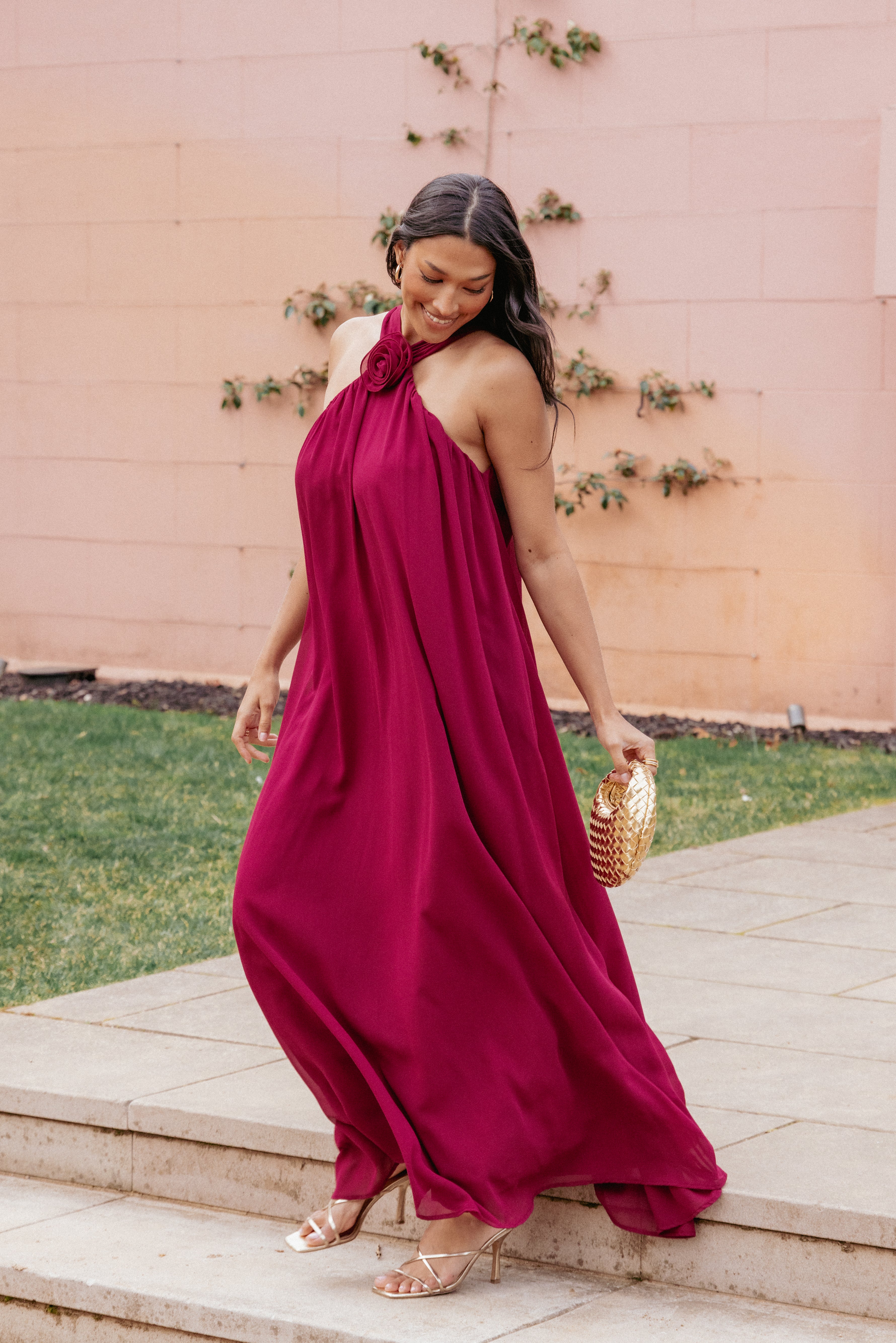 DRESSES Melba Maxi Dress - Berry