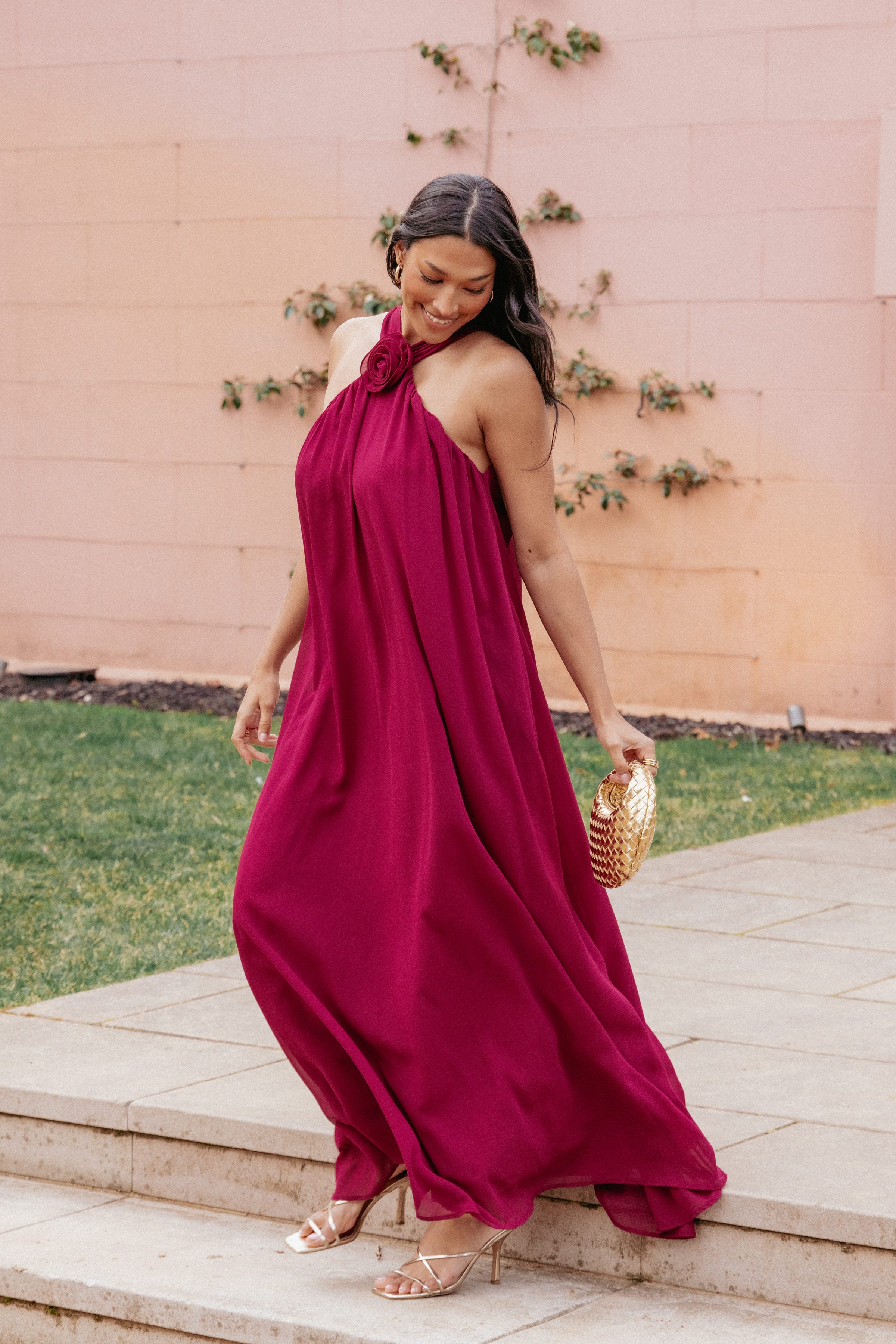 DRESSES Melba Maxi Dress - Berry